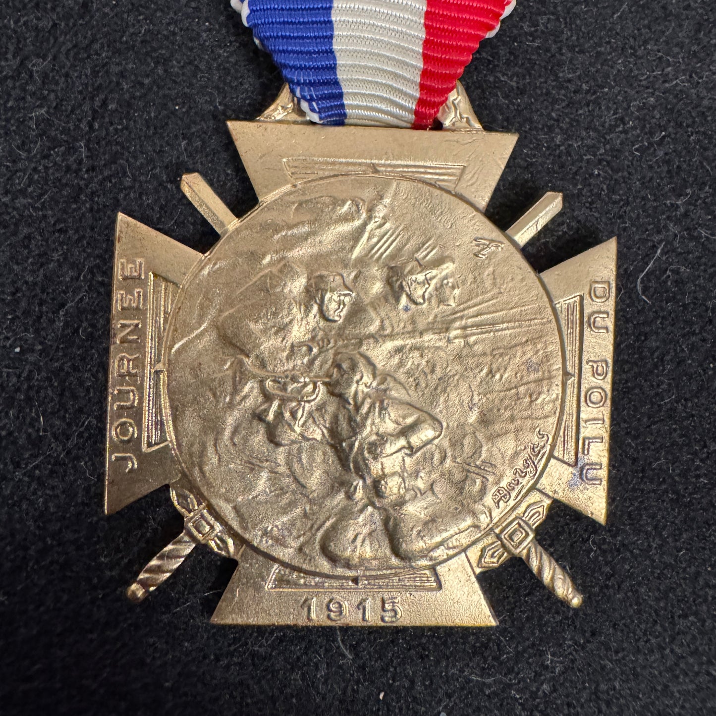 Médaille patriotique militaire 1915 - « Journée du Poilu »