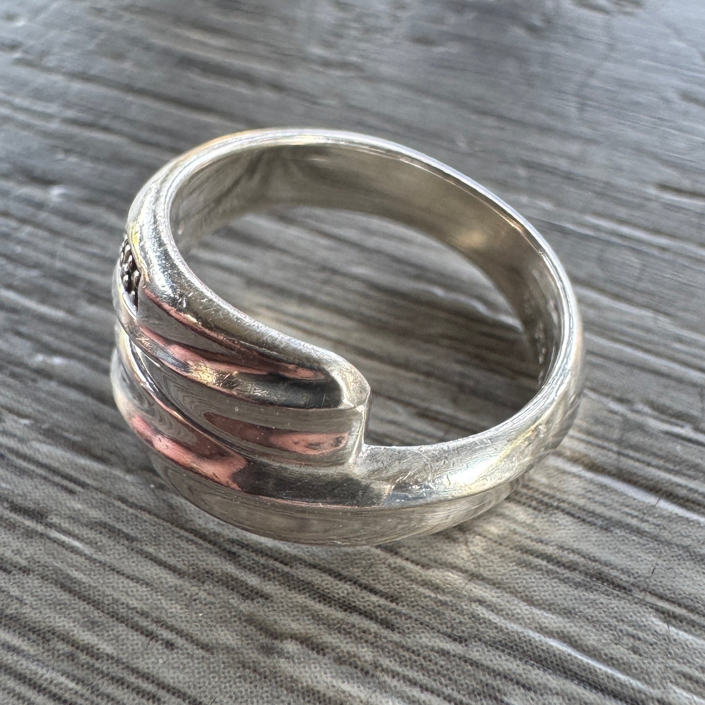Bague en argent et brillants