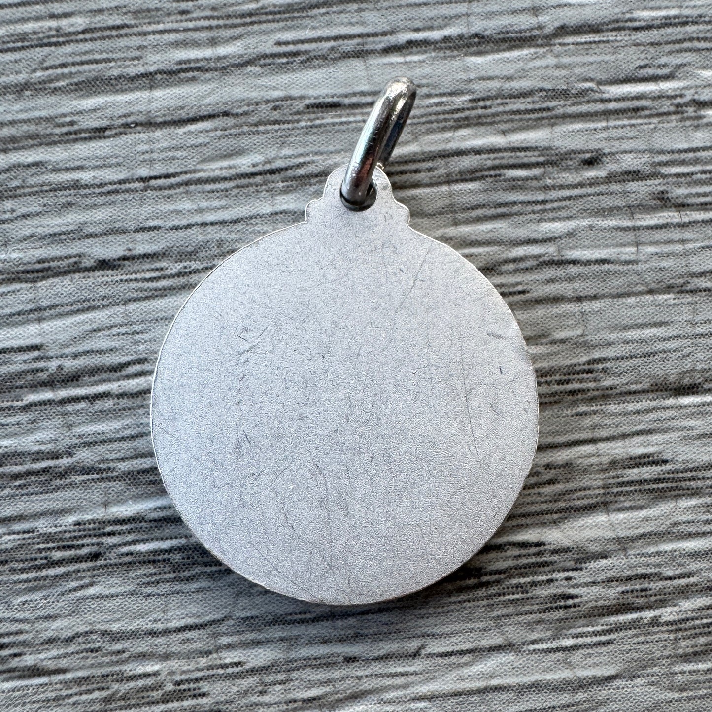 Pendentif argent vintage astrologique GEMEAUX