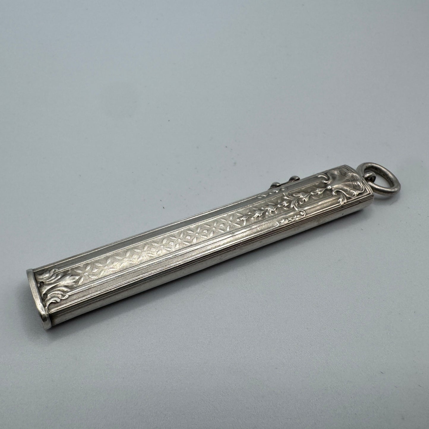 Porte crayon ancien Art Nouveau - argent massif