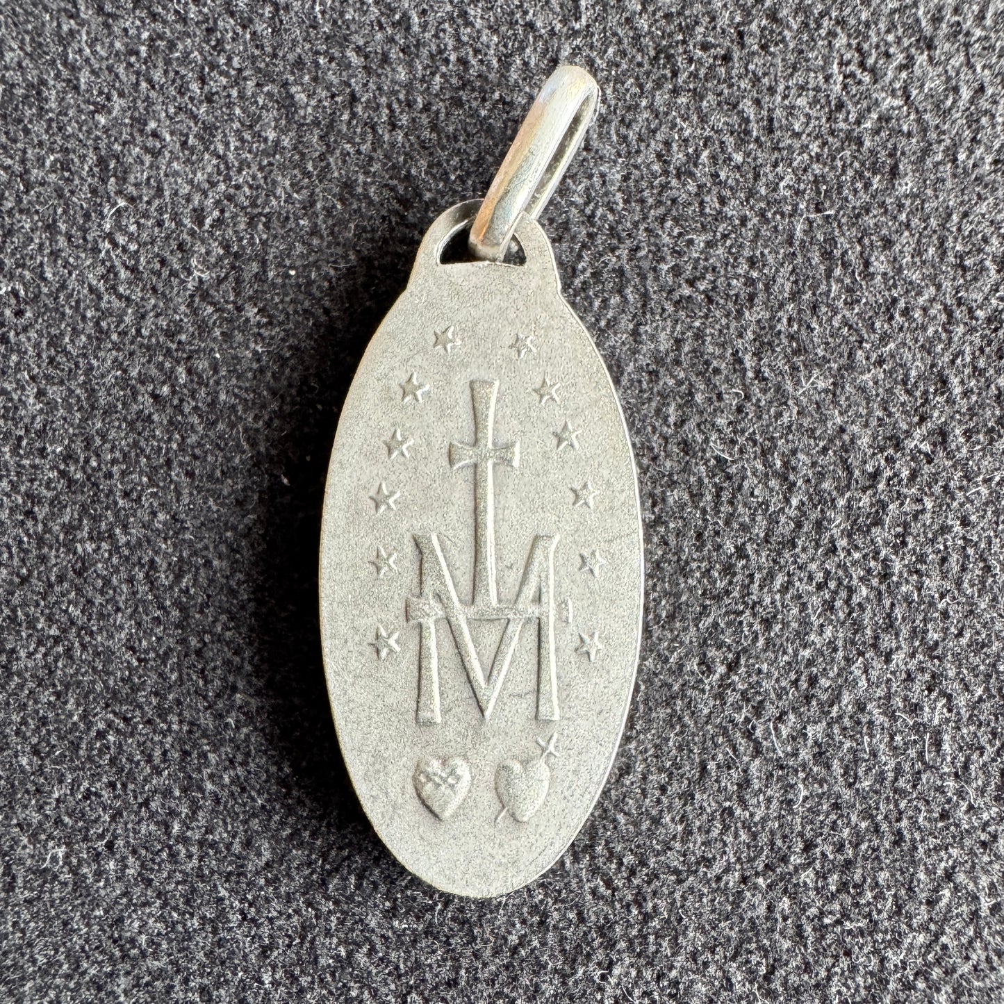 Médaille religieuse ancienne « Sainte Vierge Marie »