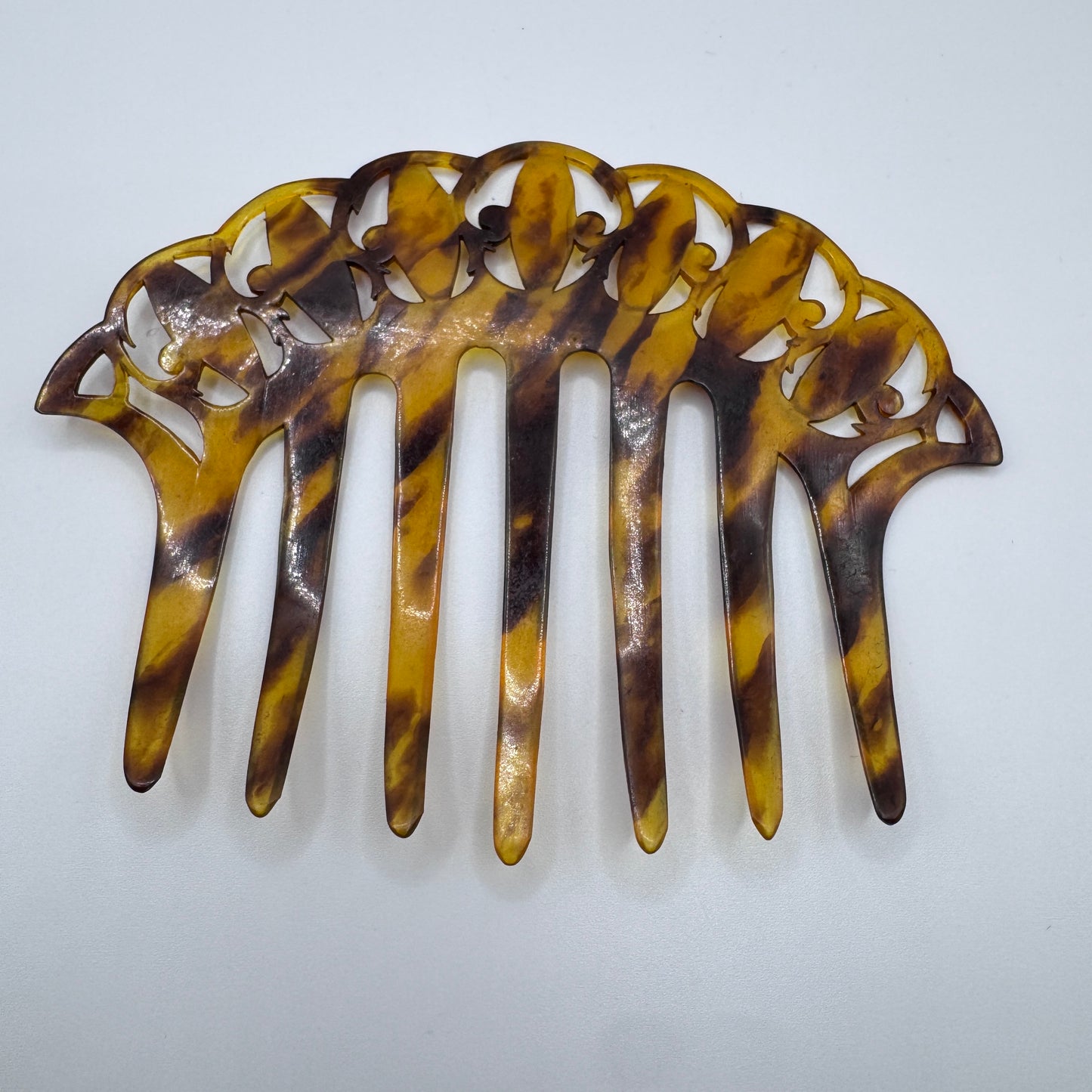 Peigne à cheveux art deco - celluloïd