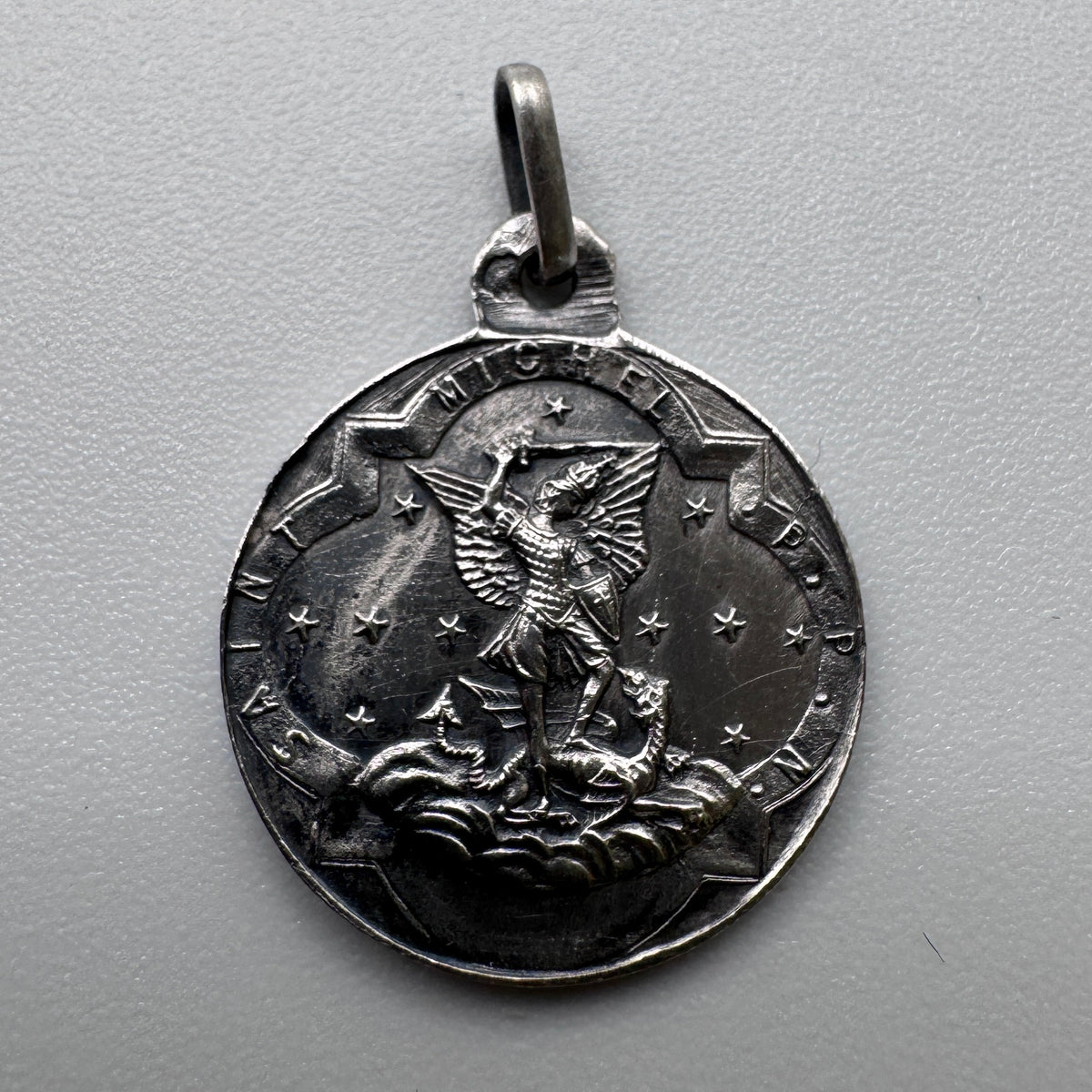 Medaille religieuse ancienne « Jeanne D’Arc » - argent