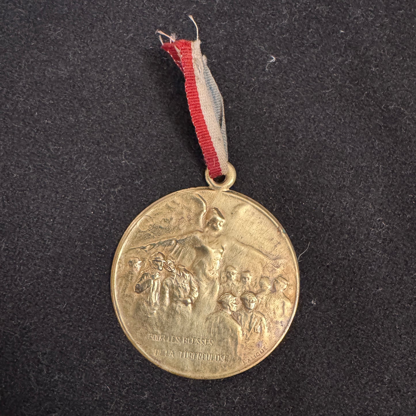Médaille patriotique militaire par rené Lalique - « Pour les blessés de la tuberculose »