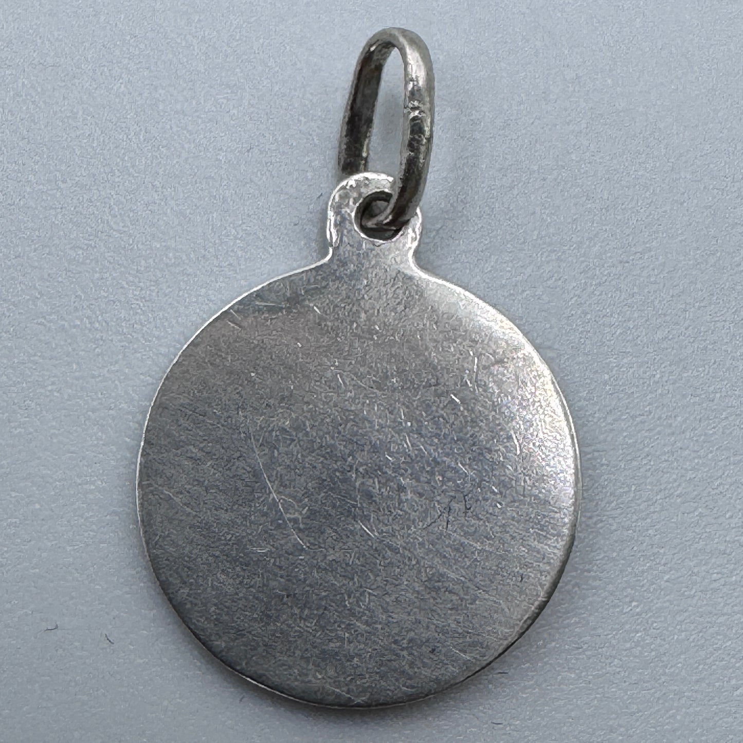 Medaille religieuse ancienne en argent « archange Saint Raphaël »