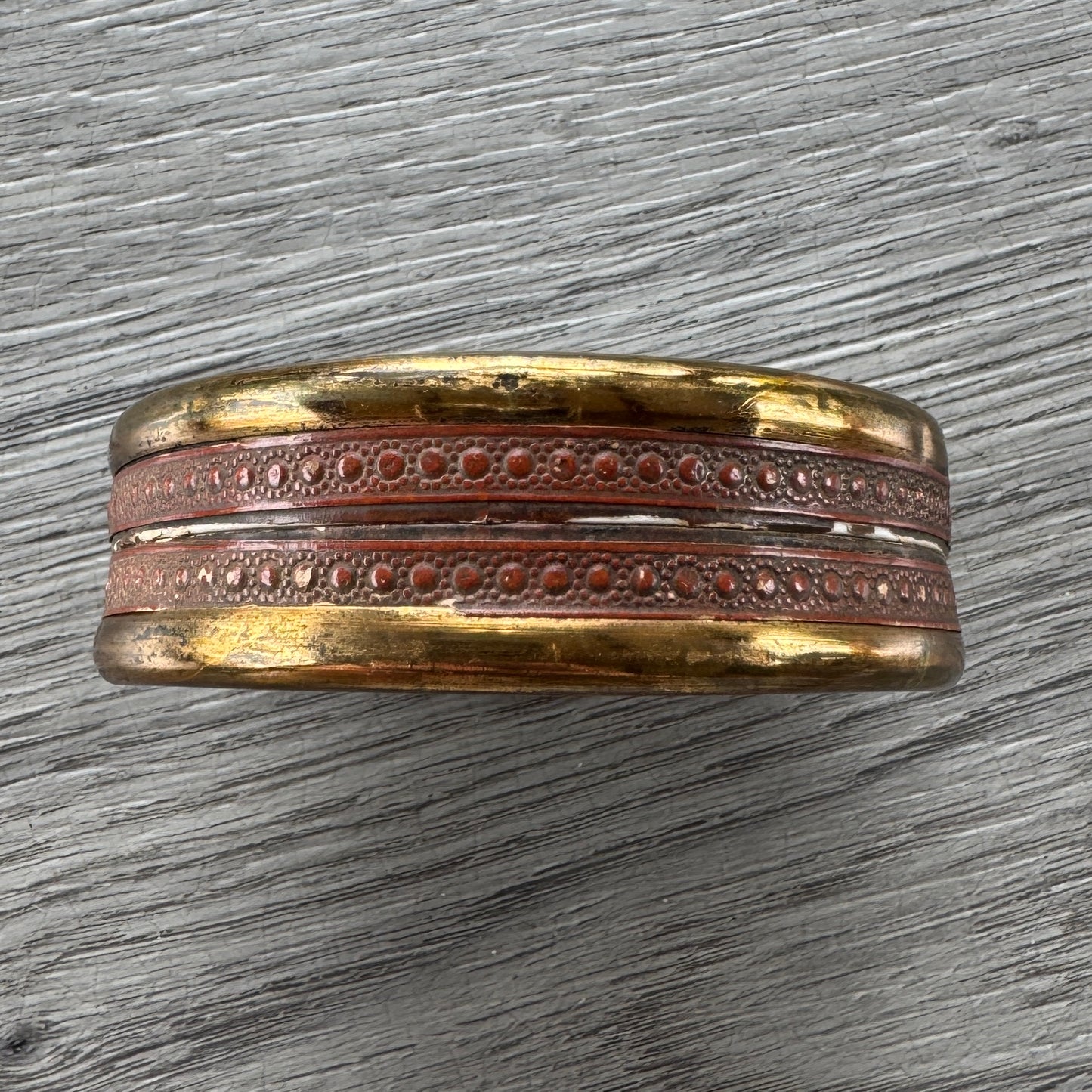 Boîte Ancienne Bonbonnière sous verre XIXe - Scène Religieuse