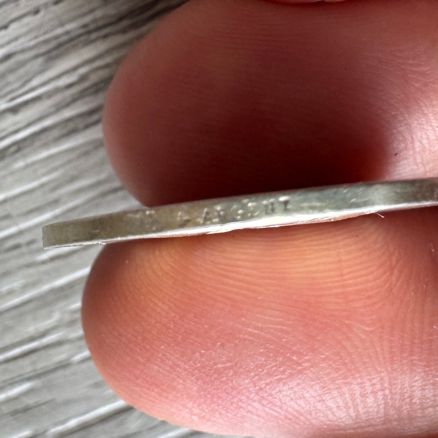 Medaille de mariage ancienne en argent