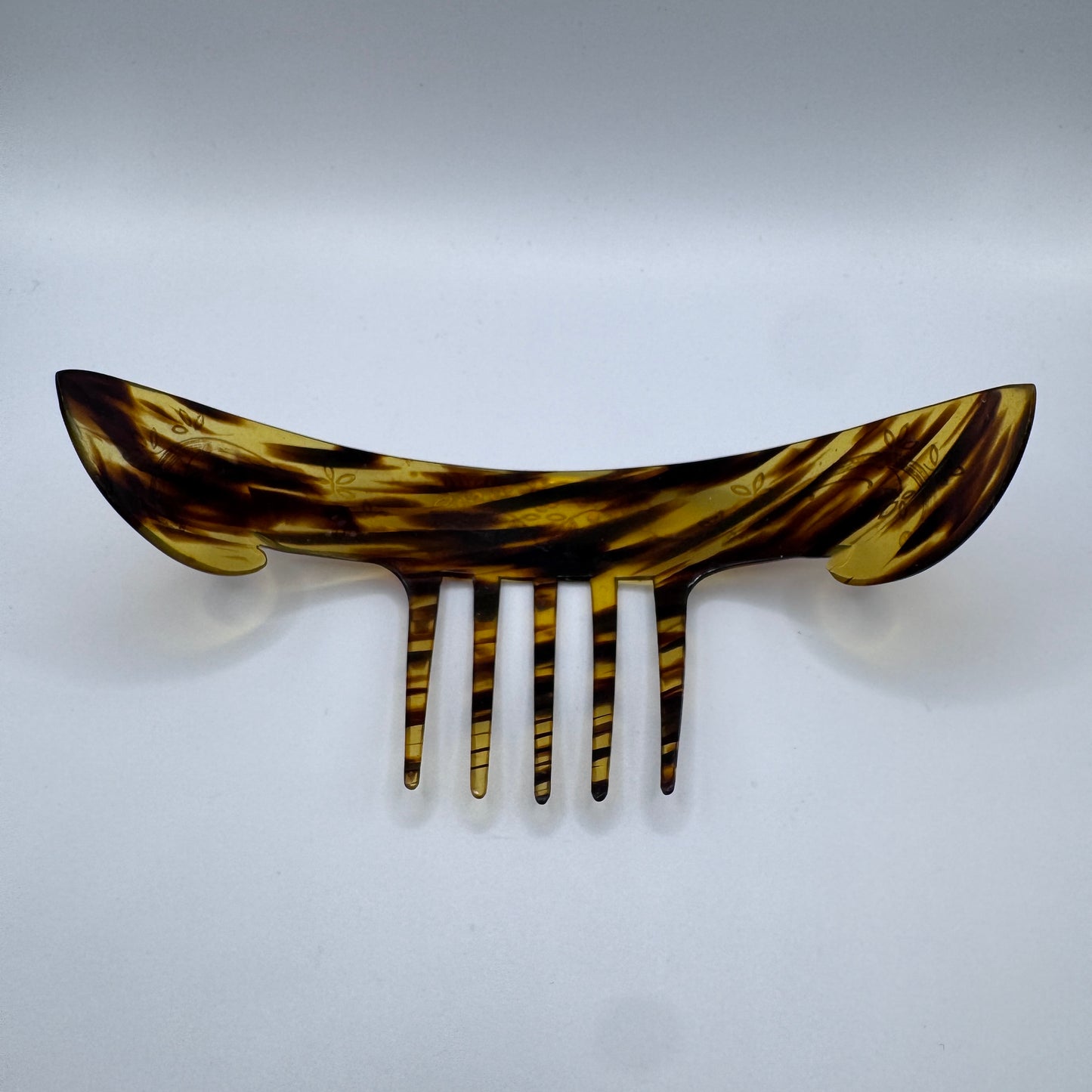 Peigne à cheveux art deco - celluloïd