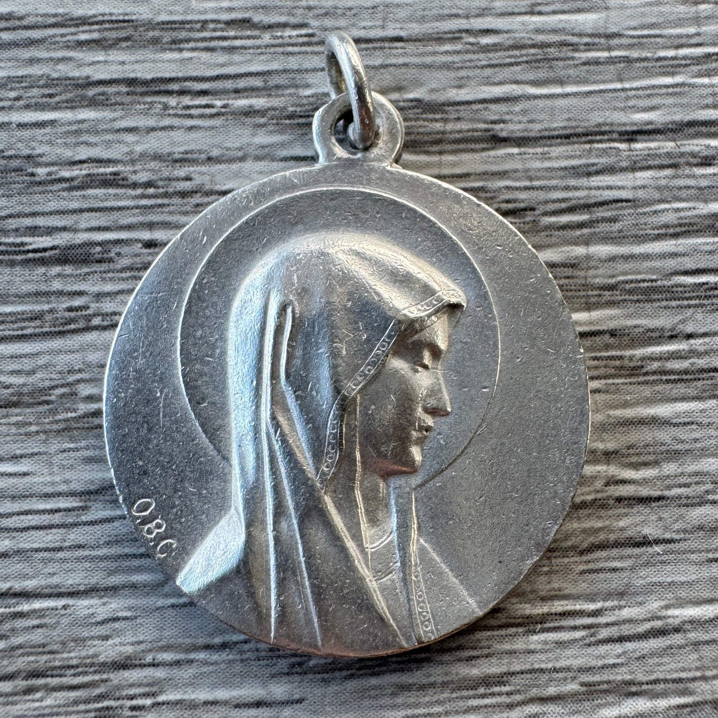 Médaille religieuse ancienne « Sainte Vierge »