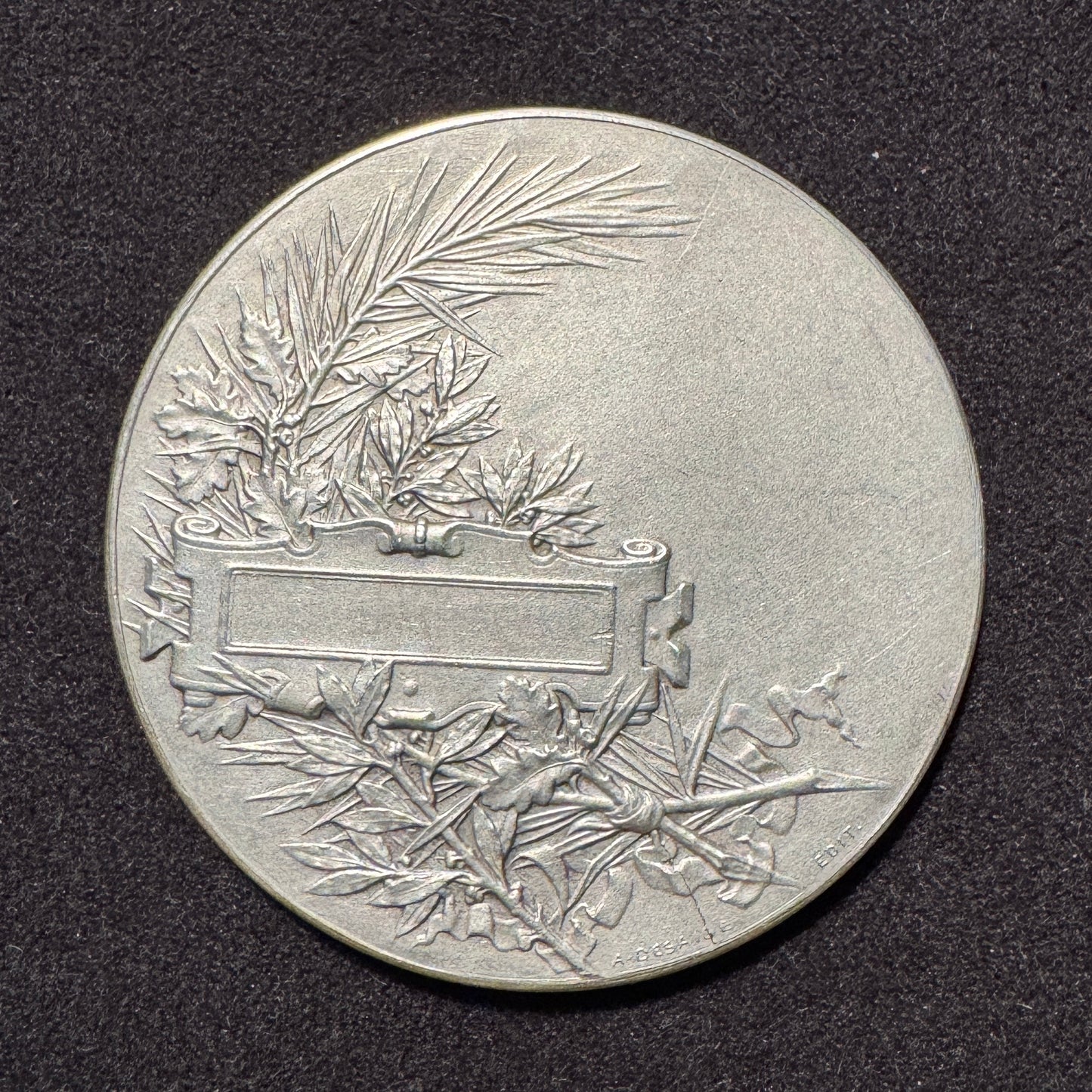 Médaille ancienne « Marianne casquée GALLIA » par Charles Pillet
