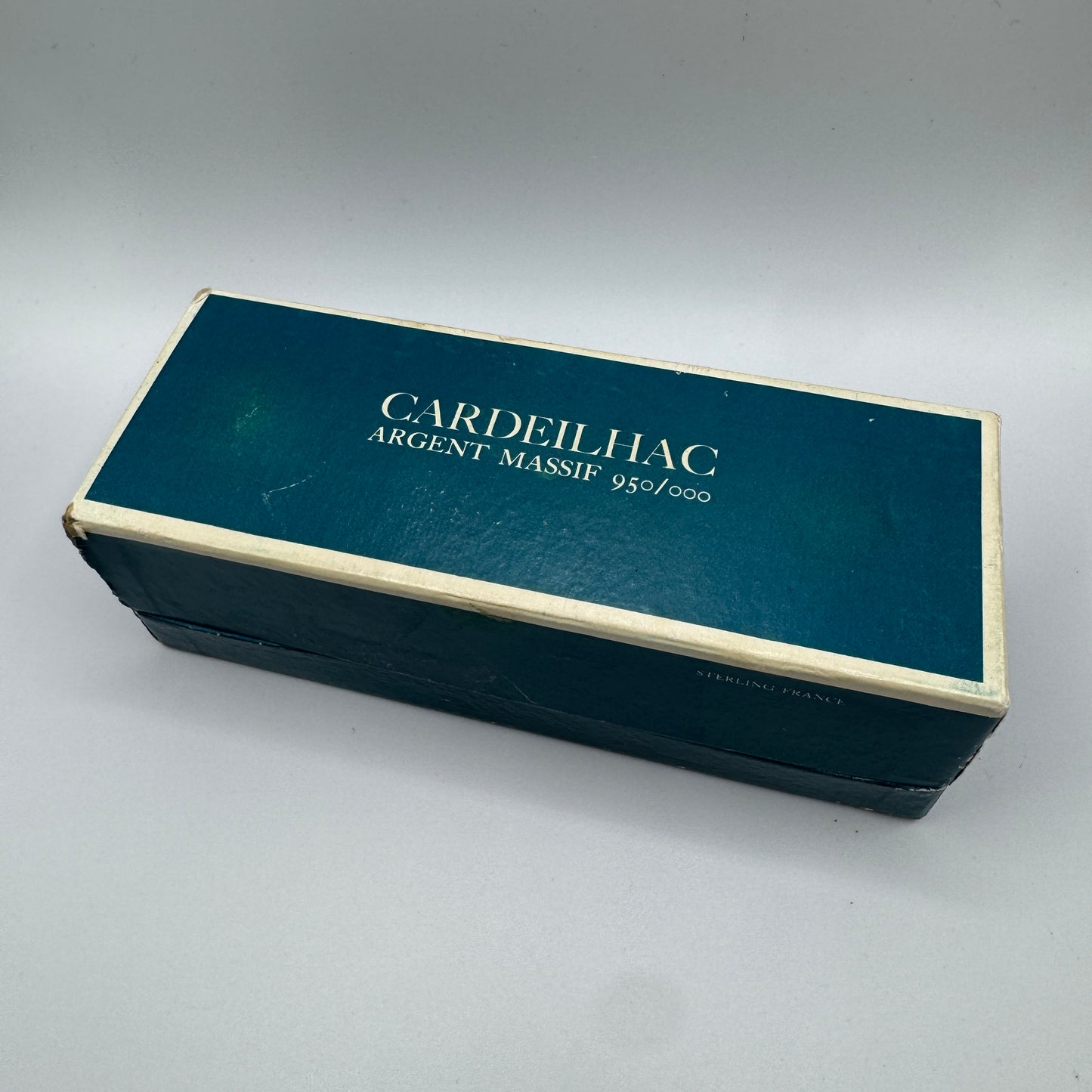 Coffret Salerons Christofle Orfèvre Cardeilhac - cristal et Argent