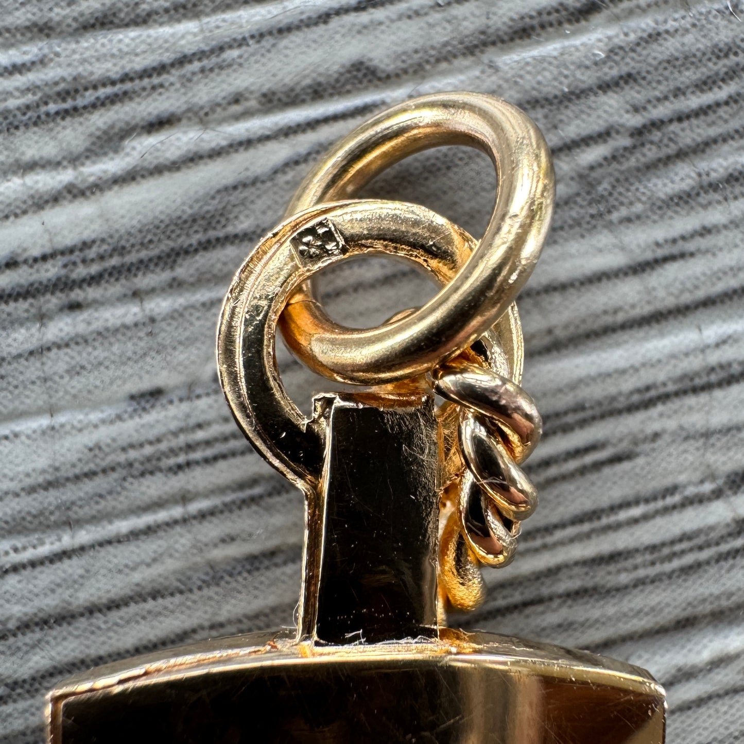 Pendentif - Ancre de Marine - Plaqué or