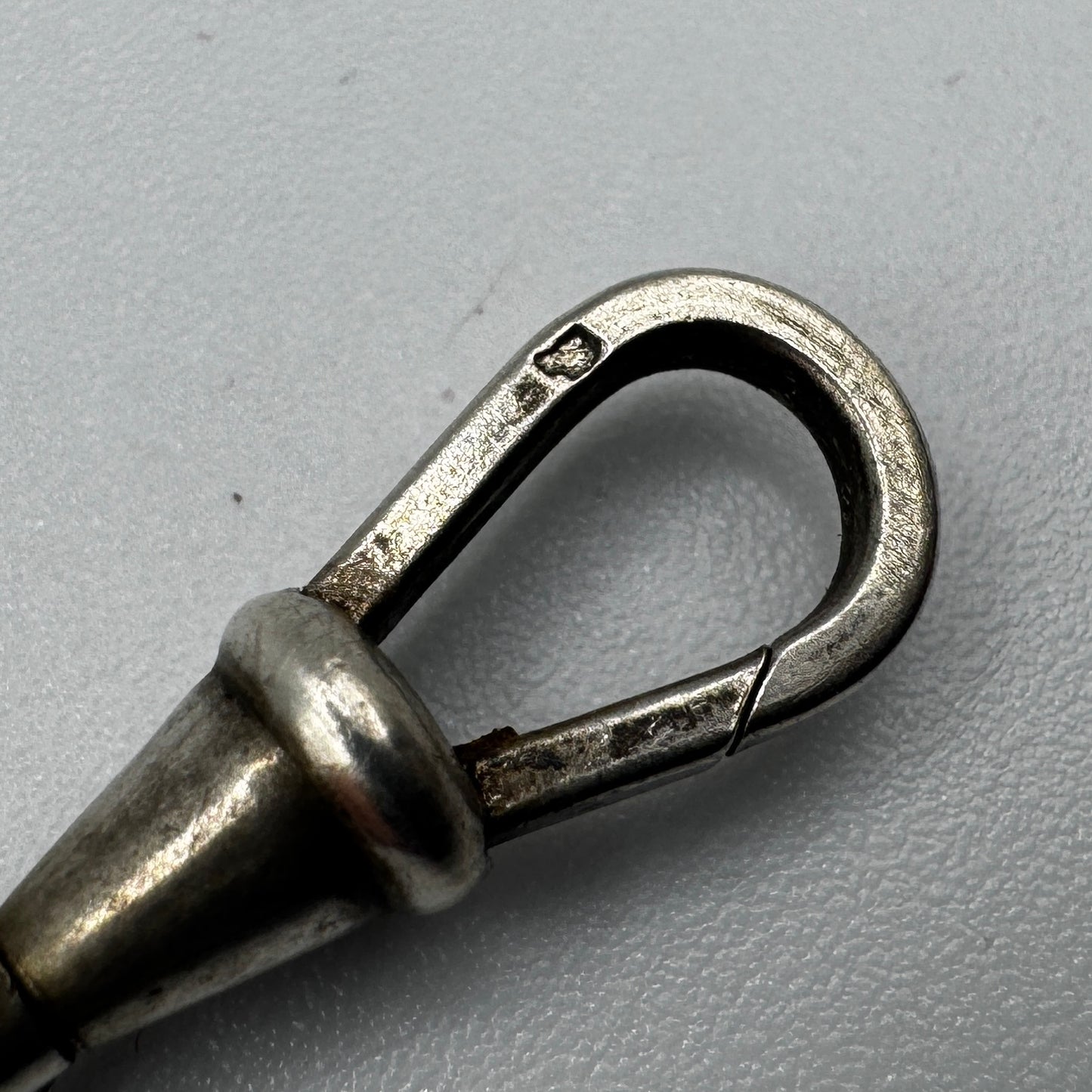 Chaine de montre à gousset ancienne - argent massif