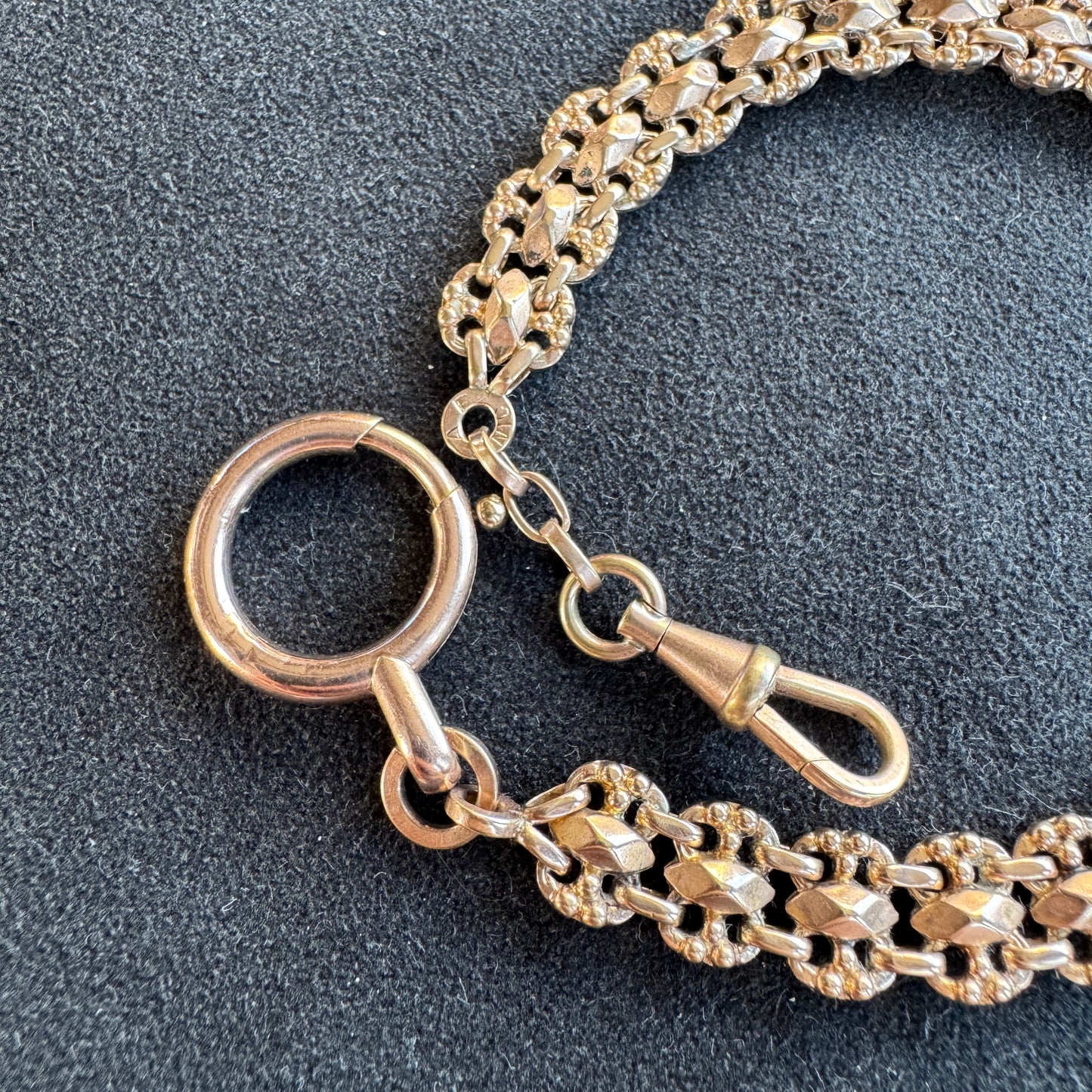 Chaine de montre à gousset ancienne - plaqué or