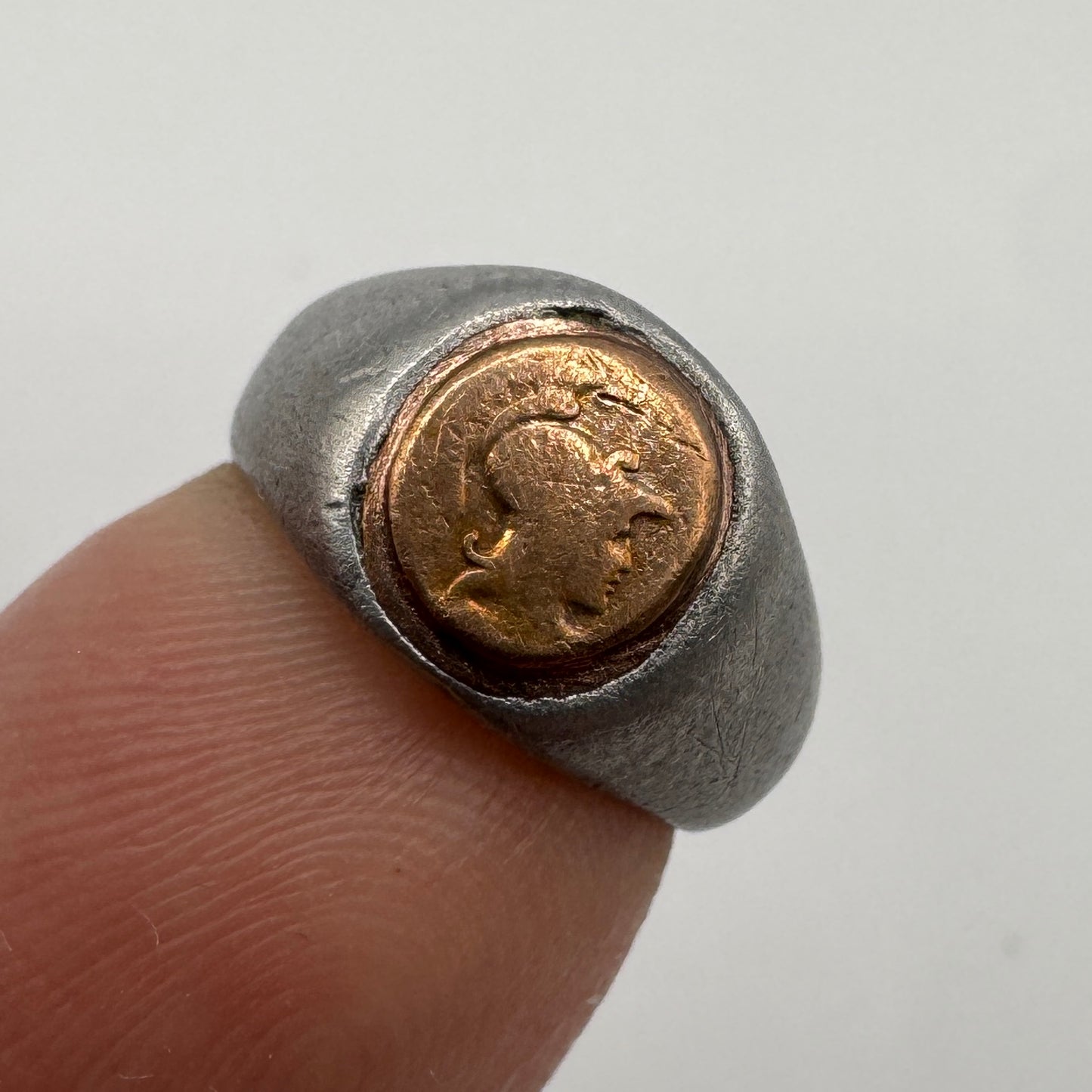 Bague miniature artisanat de tranchée 1914-1918