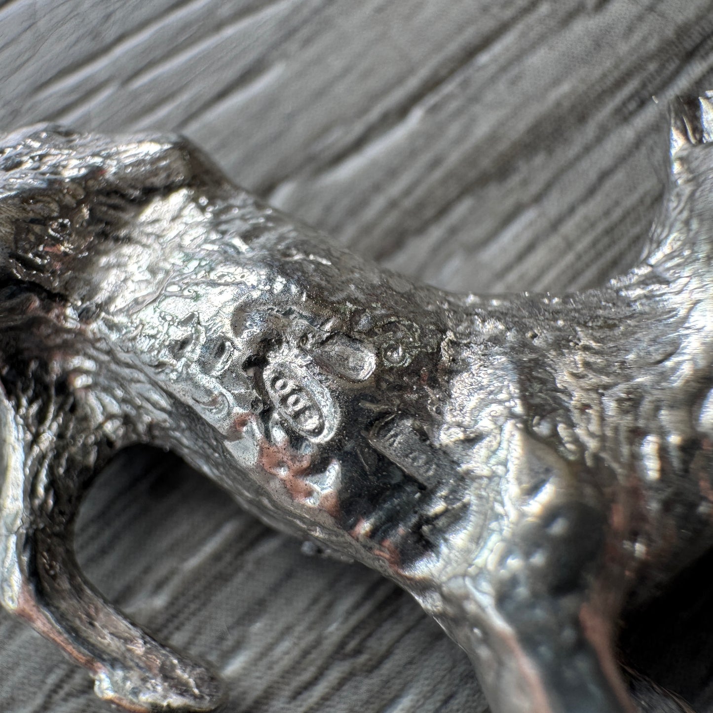 Figurine en argent massif « le renard »