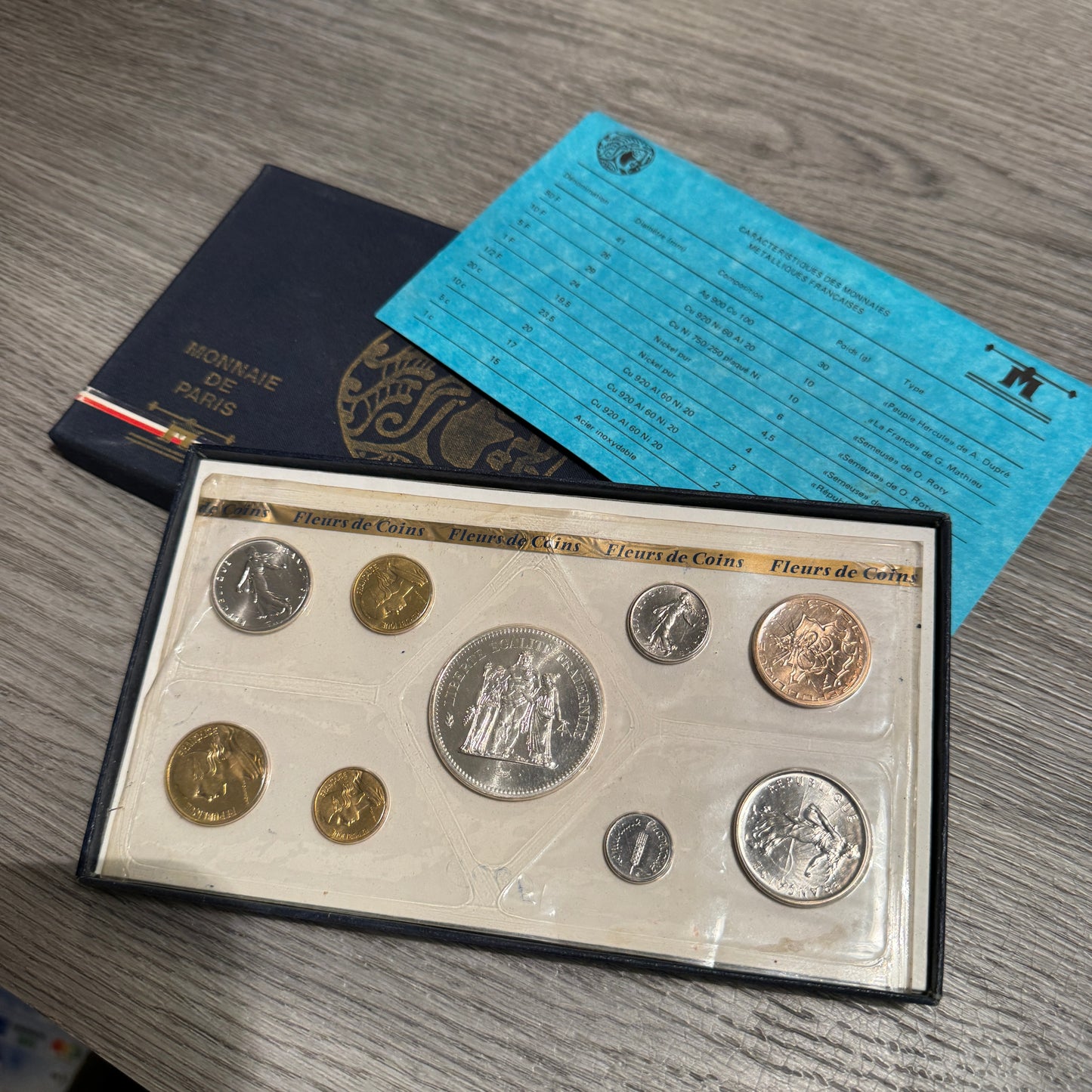 France Coffret FDC 1977 Monnaie De Paris