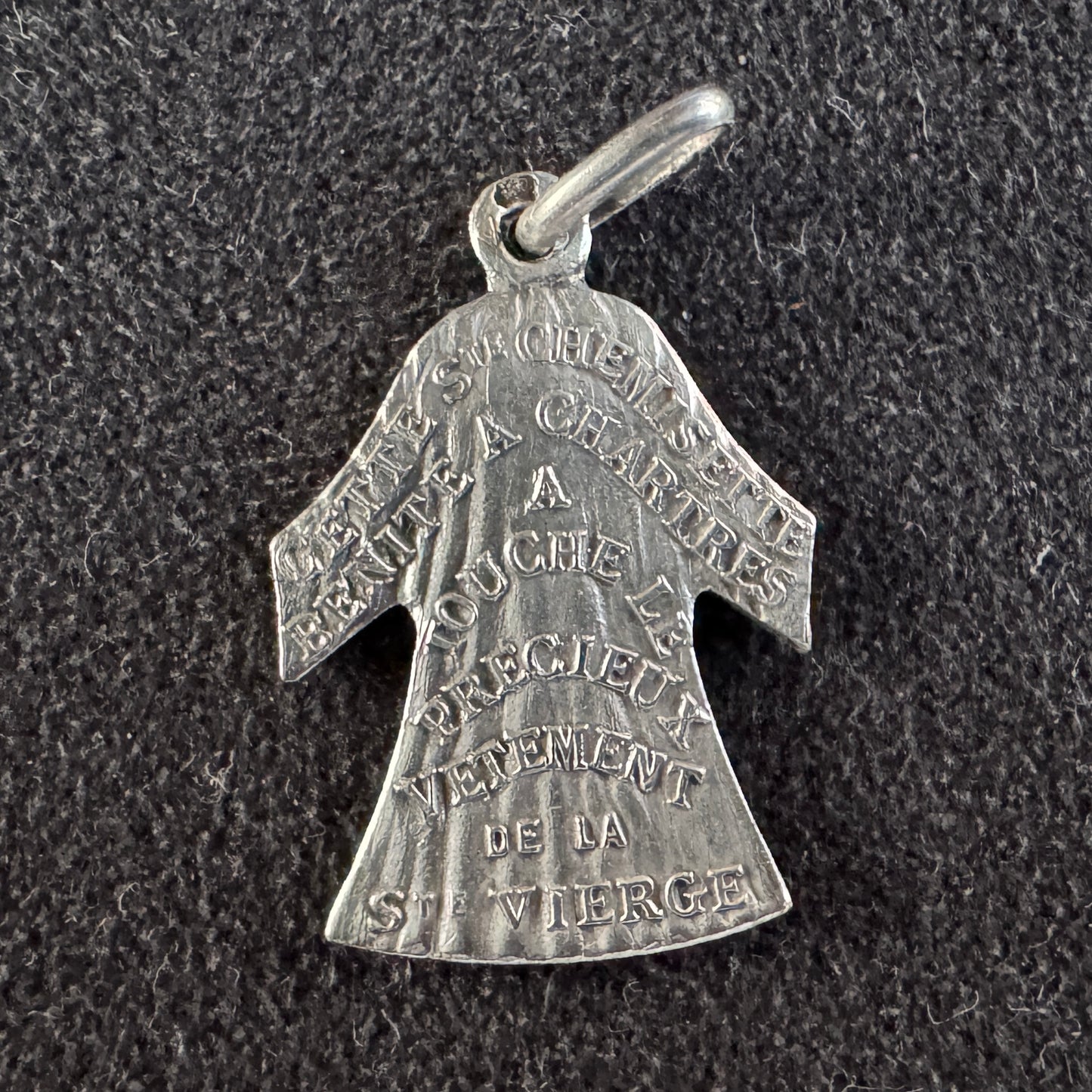 Médaille religieuse en argent - Sainte tunique de Chartres