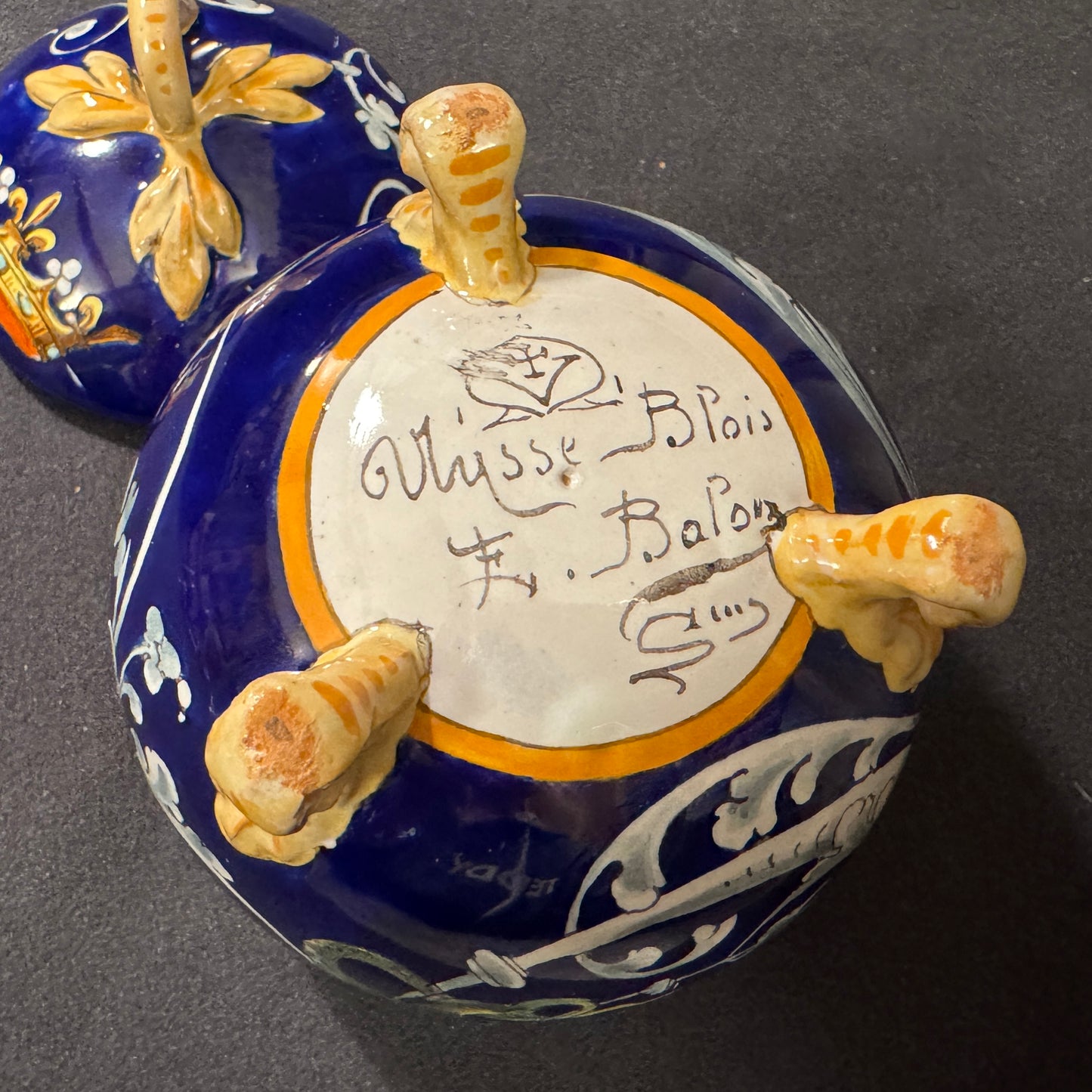 Boîte ancienne Ulysse Blois Balon - « salamandre François 1er »
