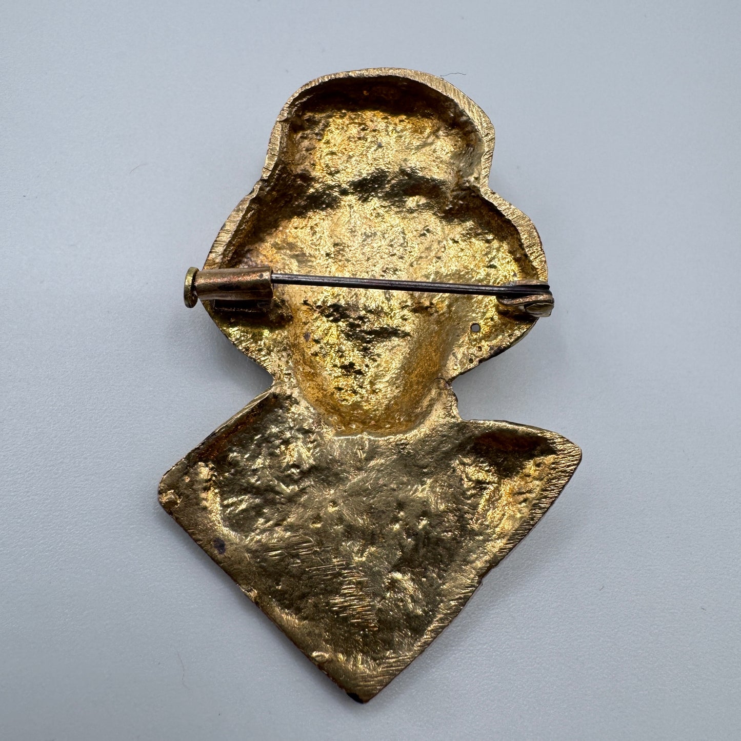 Broche ancienne en bronze « la Lorraine »