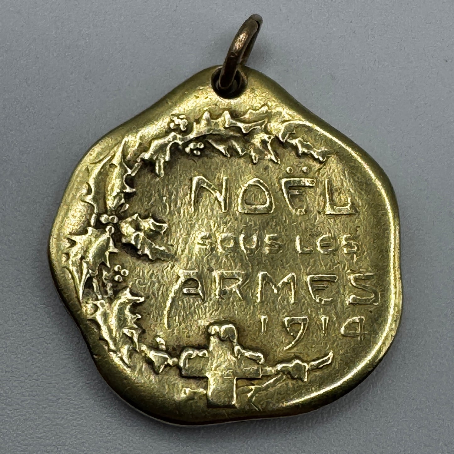 Médaille ancienne « Noël sous les armes 1914 - Guillaume Tell »
