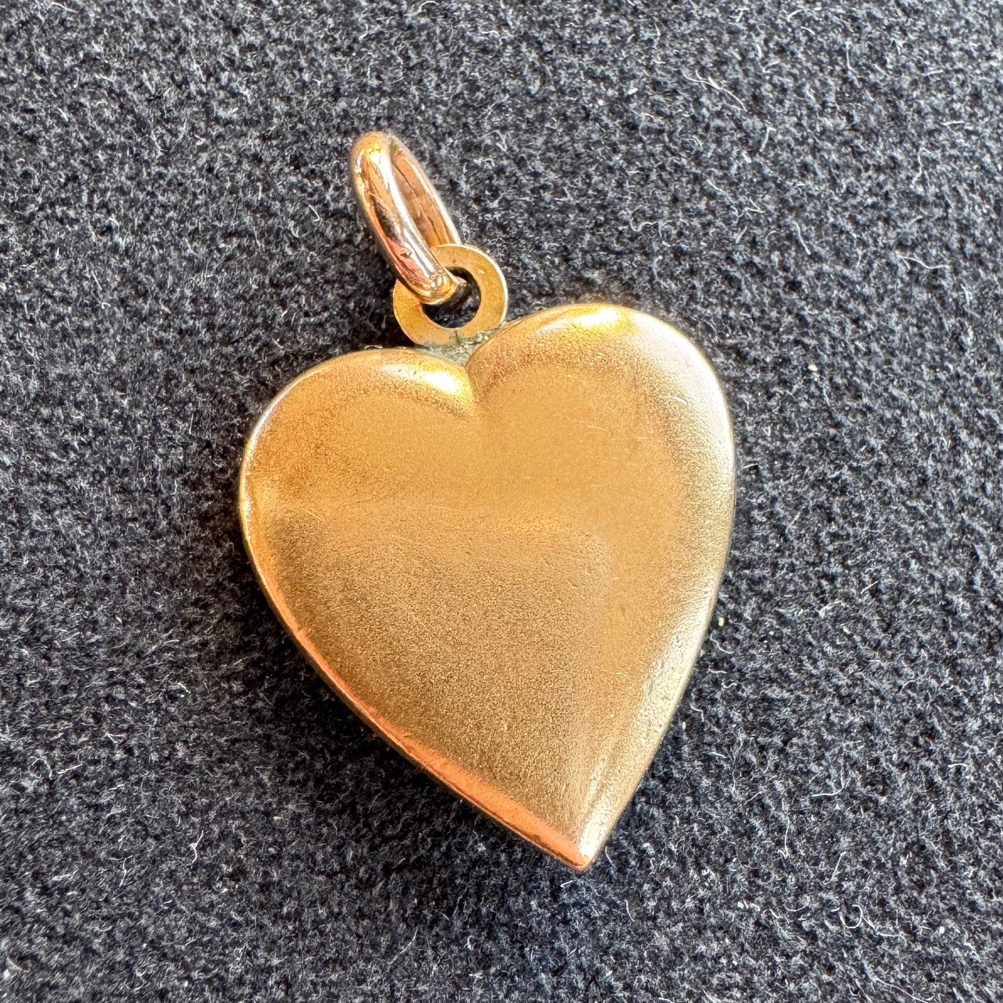 Pendentif ancien « cœur » en plaqué or