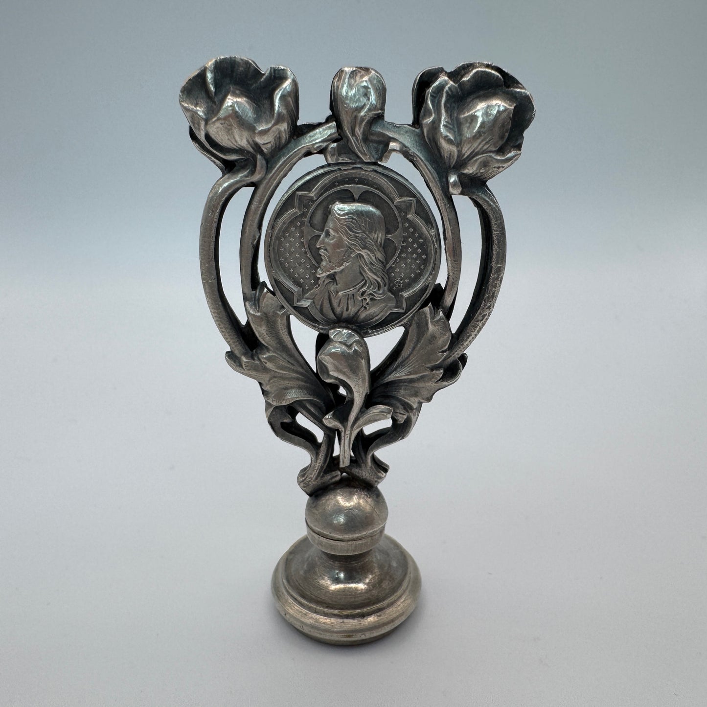 Cachet Sceau ancien Art Nouveau - « Jesus et Marie »