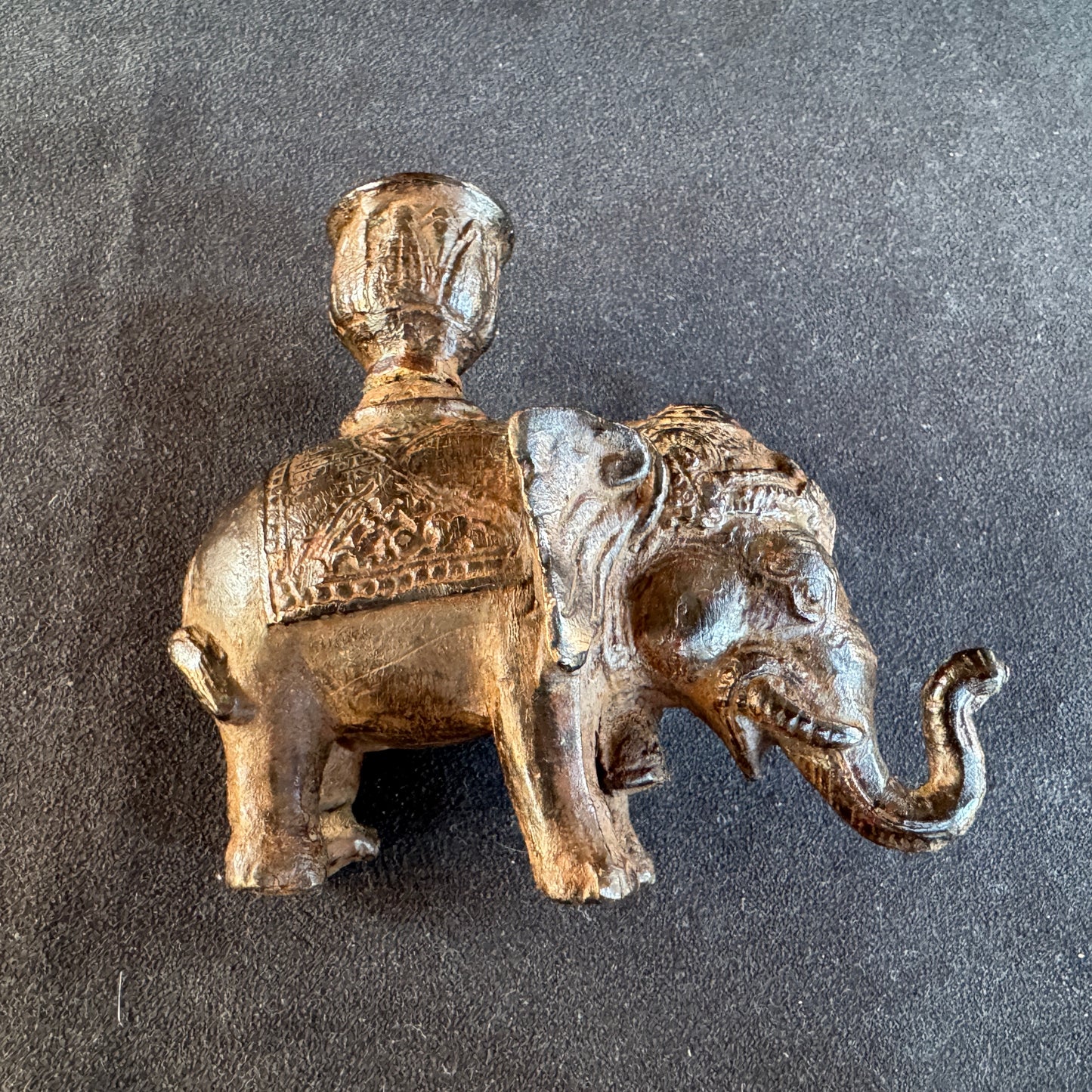 Chandelier Éléphant bronze ancien XIXeme