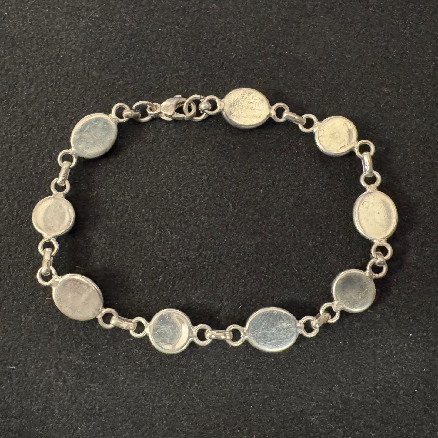Bracelet en argent 925 et ambre