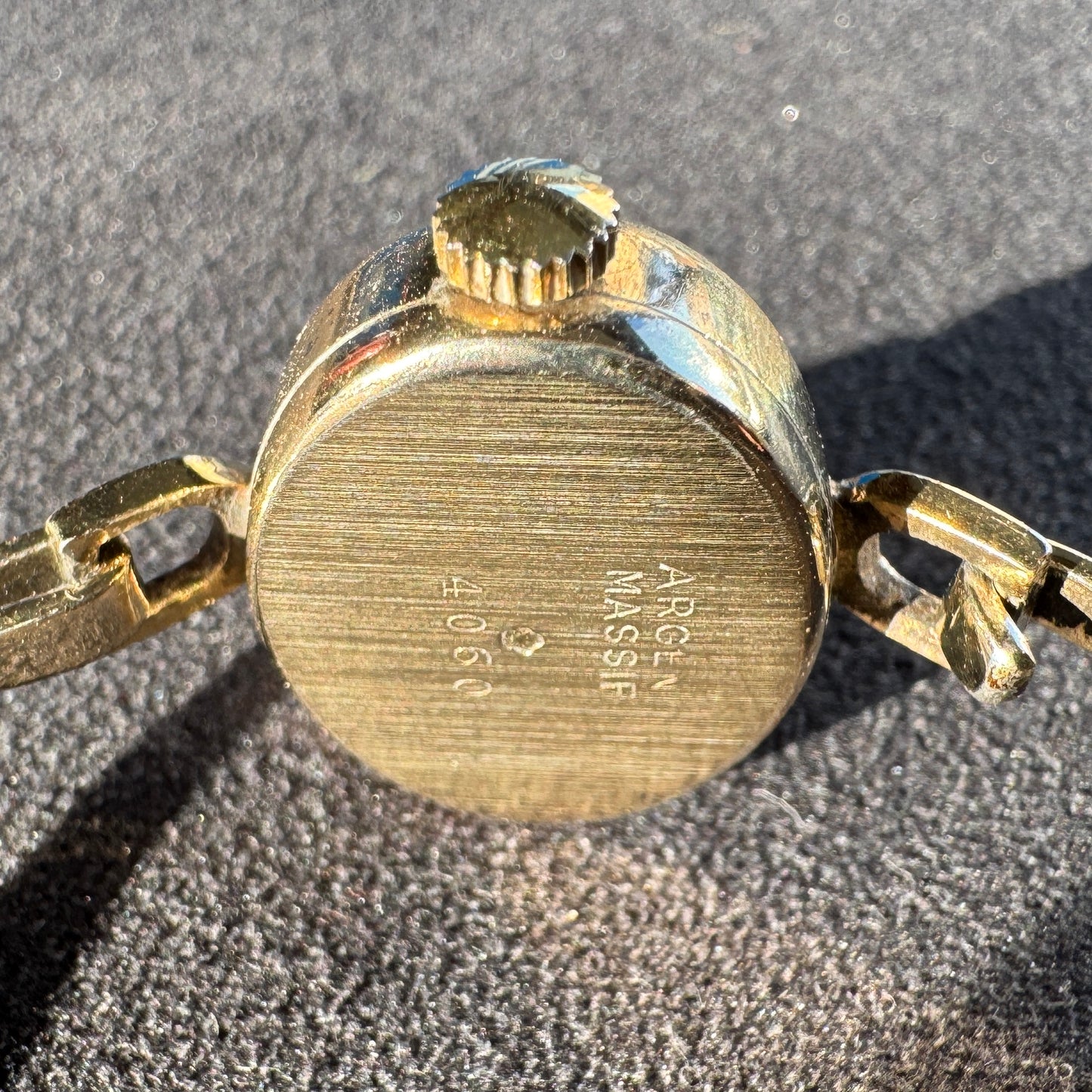 Montre bracelet mécanique de femme ancienne MOUGIN PIQUARD - argent vermeil