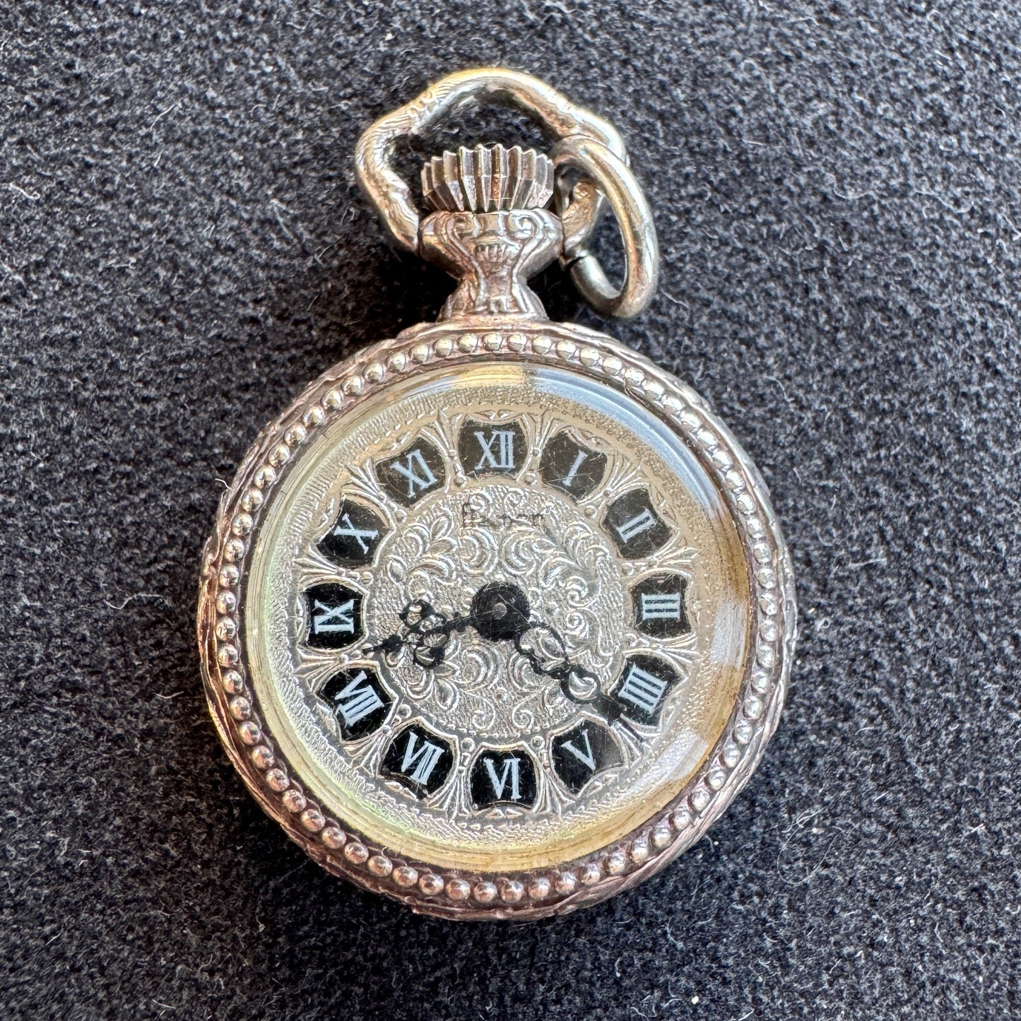 Montre de col mécanique FLAMOR - argent
