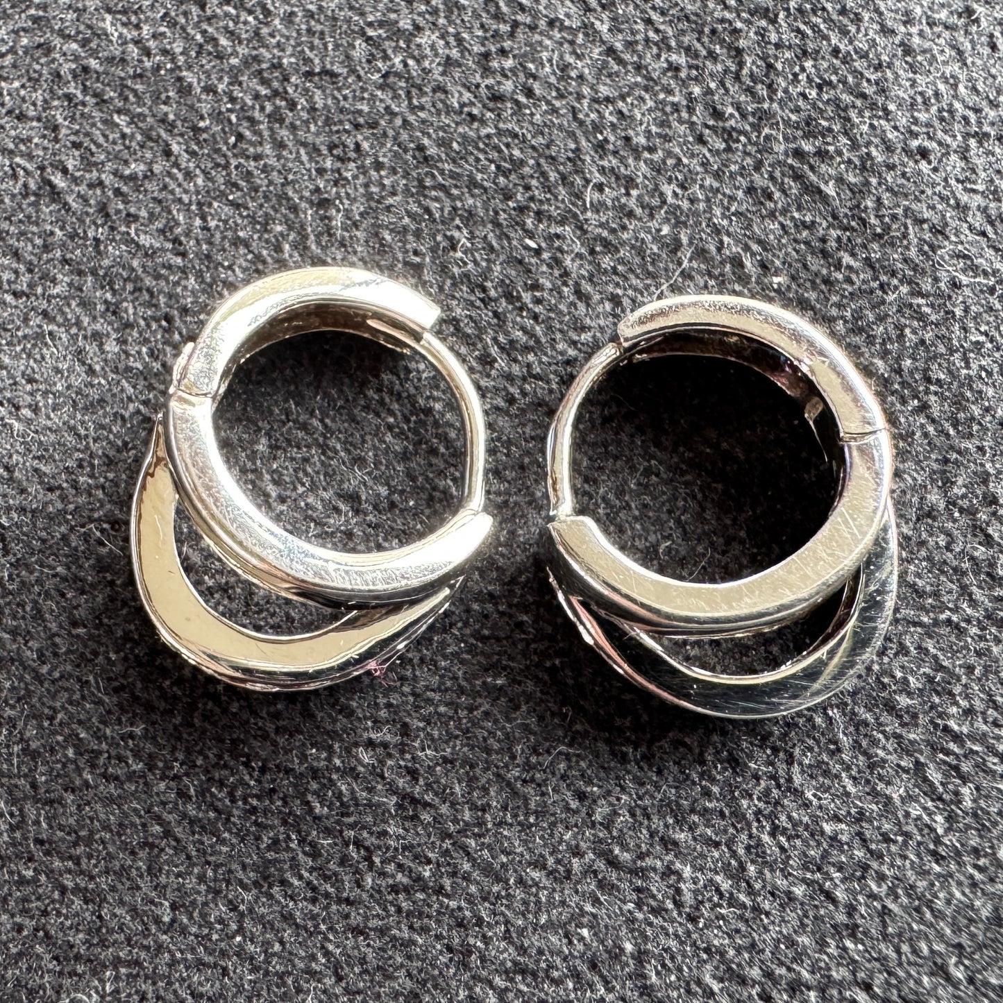 Boucles d’oreilles en argent 925 et strass