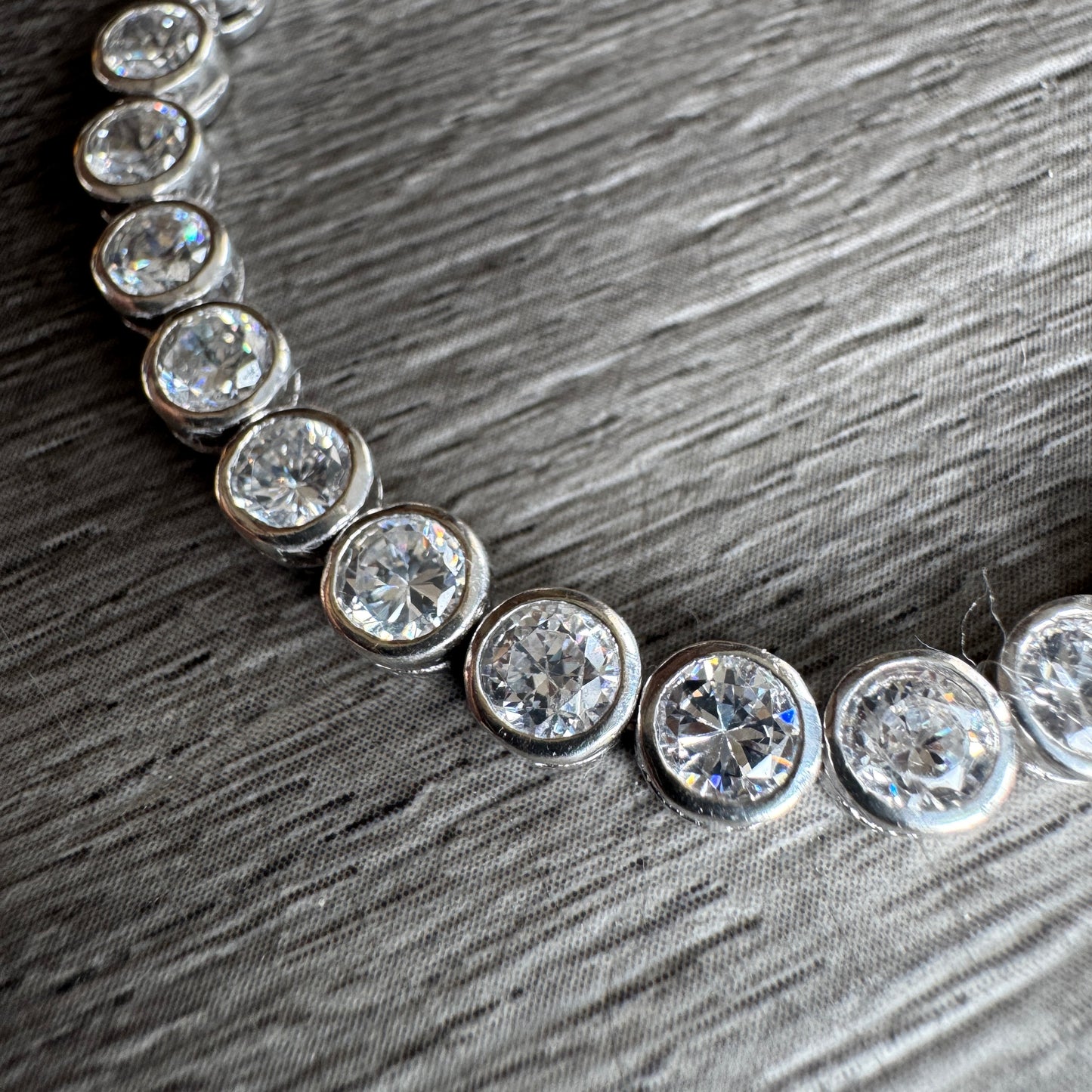 Bracelet en argent 925 et brillants