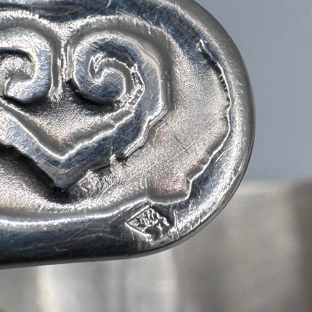 Superbe Bracelet « Cœurs stylisés » en argent massif