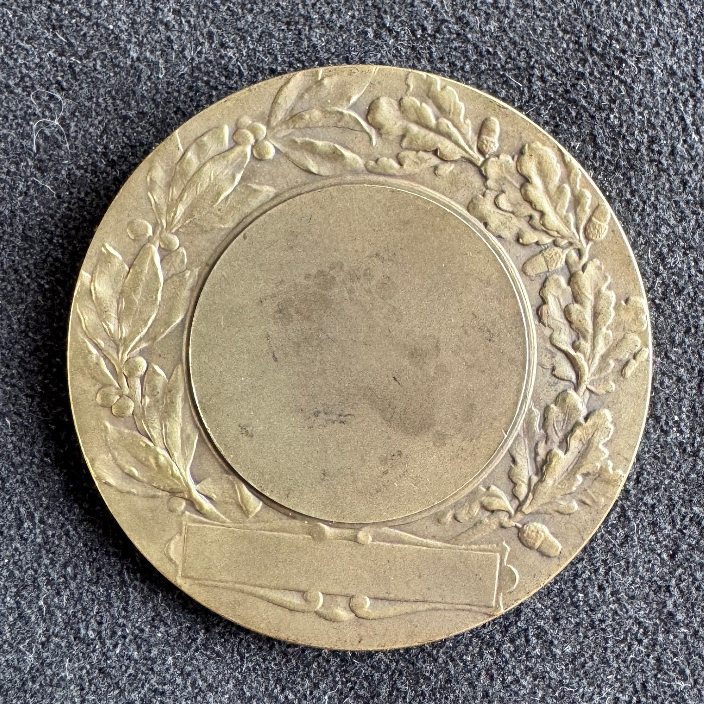 Medaille ancienne en bronze « concours canin » signée Contaux