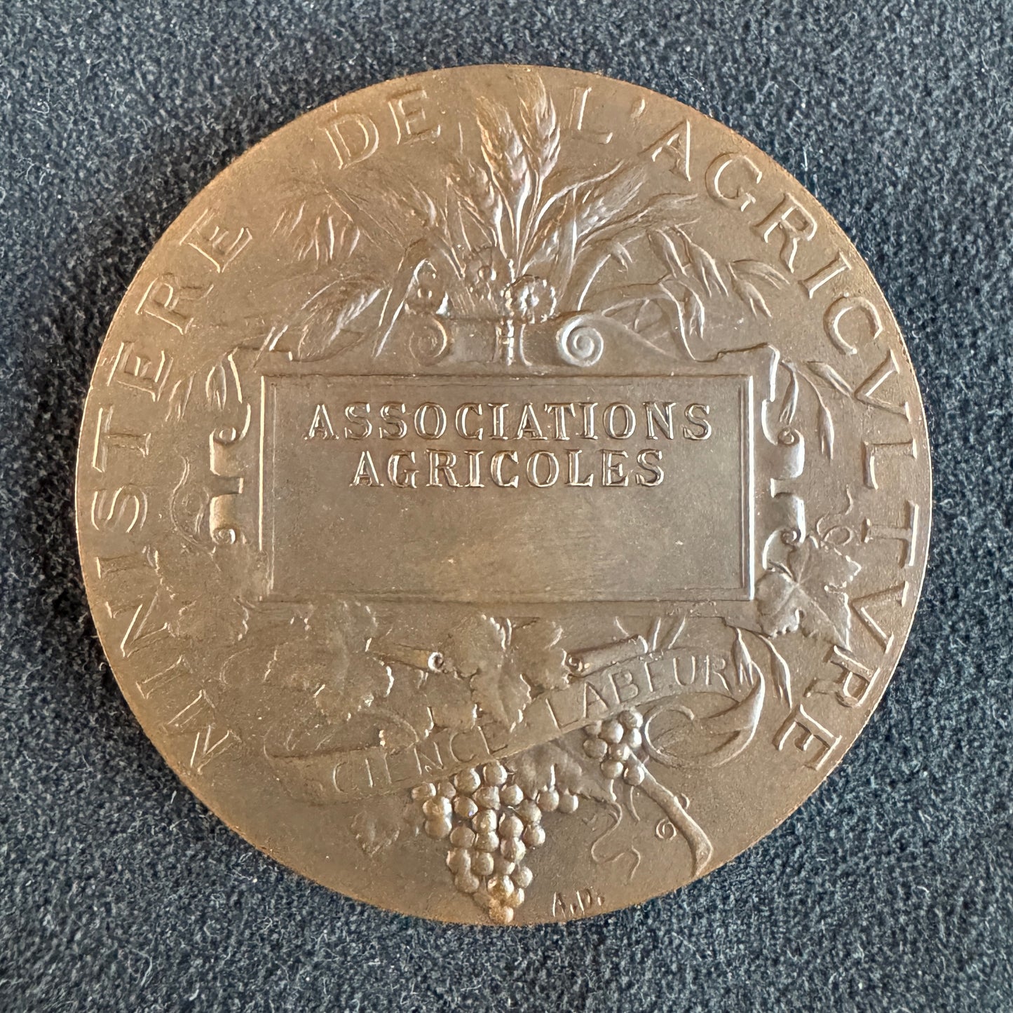 Médaille ancienne « Marianne et Semeuse » - par Alphée Dubois