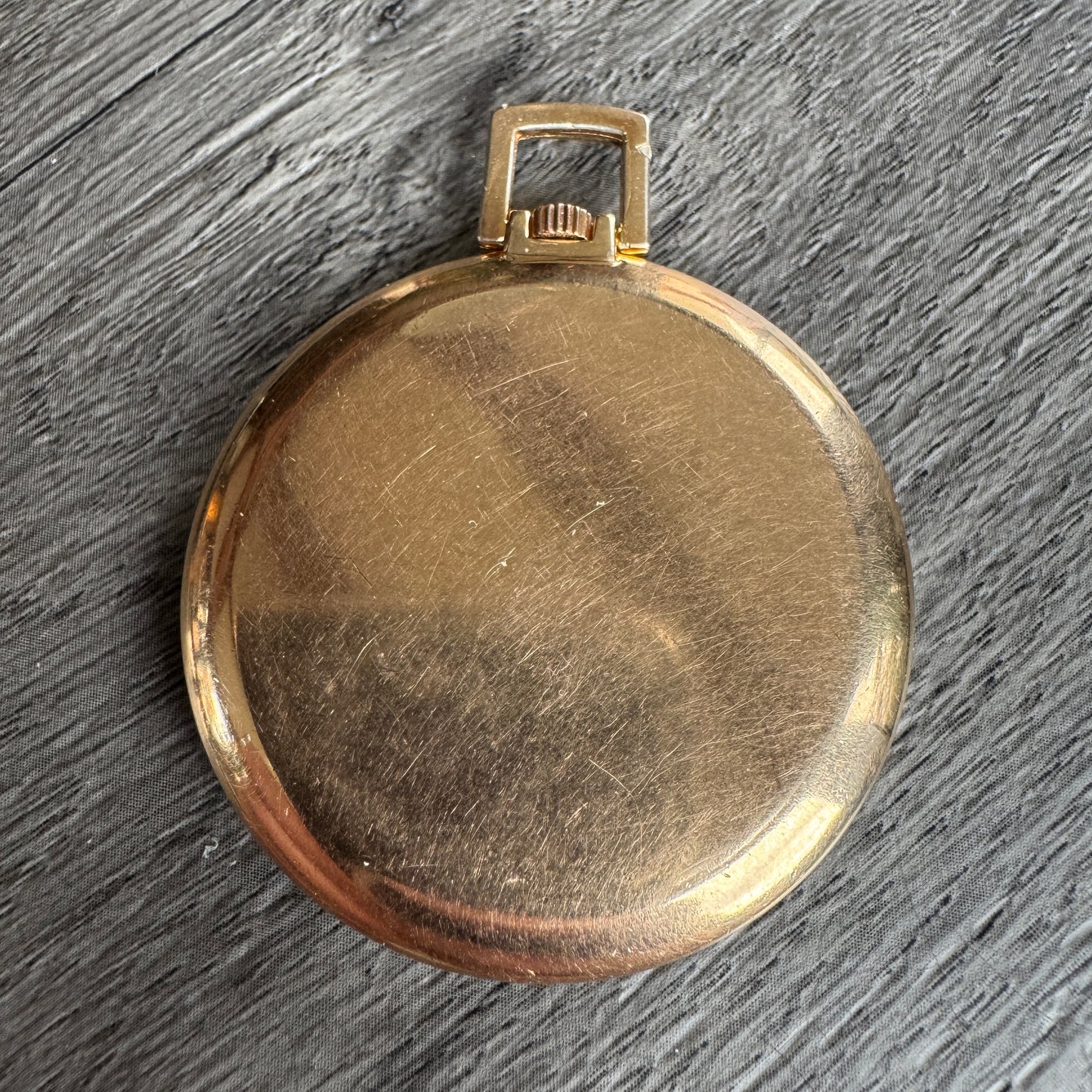 Montre à gousset ancienne YEMA extra plate - plaqué or