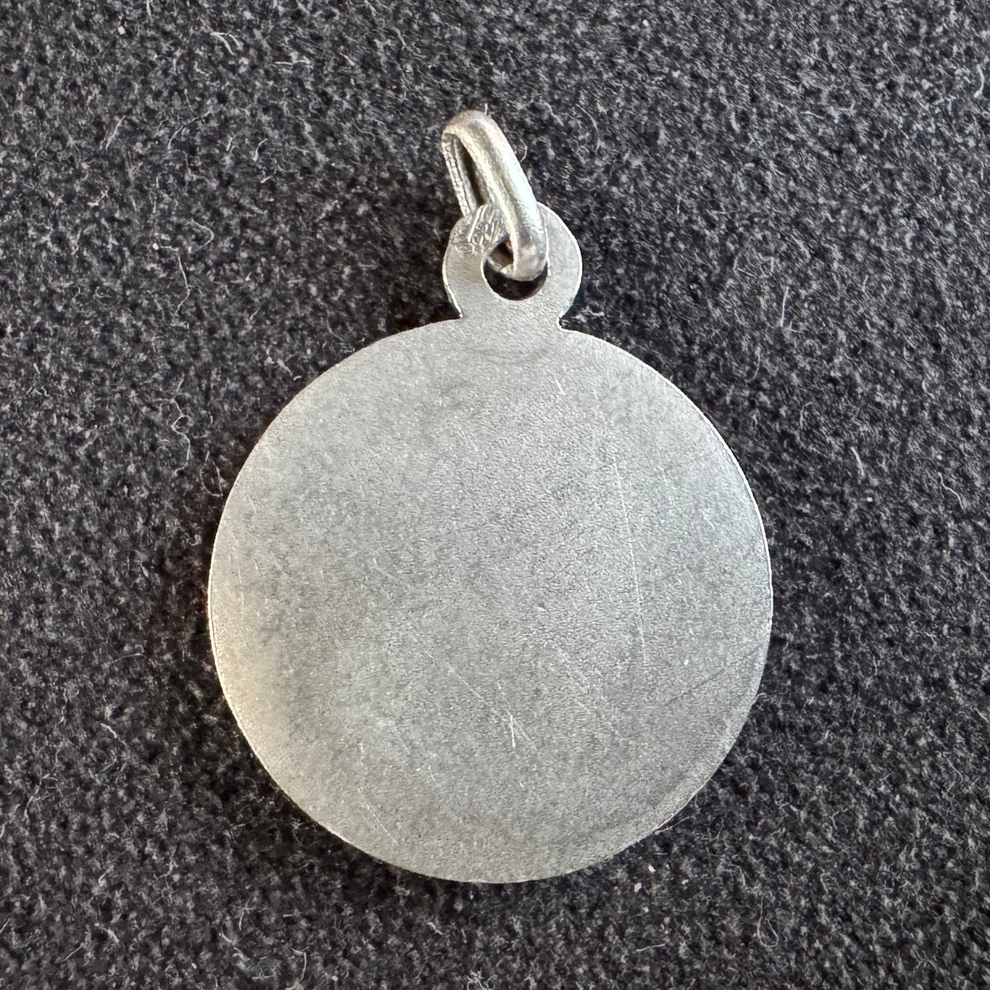 Médaille religieuse ancienne en argent « Saint Christophe »