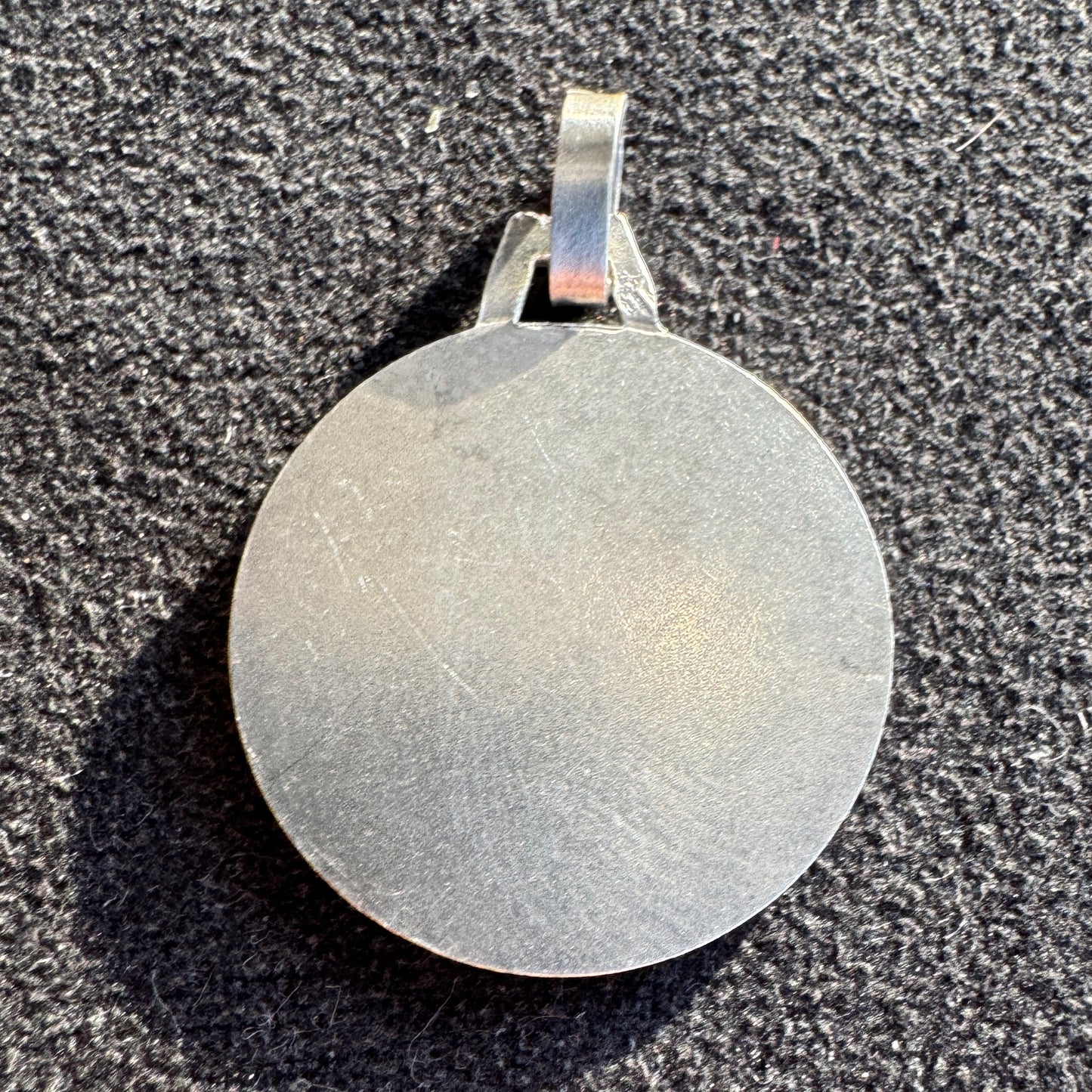 Médaille religieuse ancienne en argent « Saint Christophe »