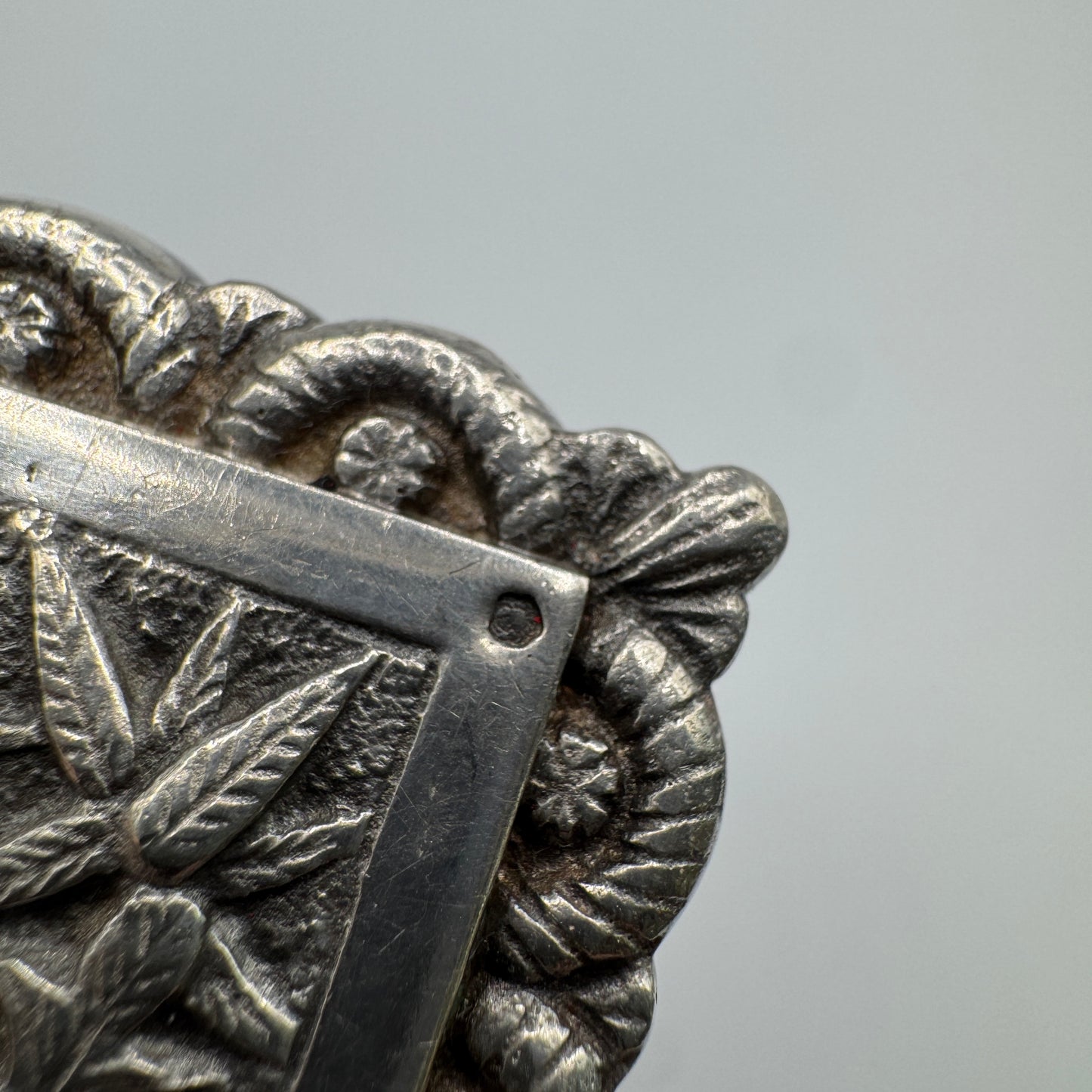 Broche ancienne Art deco - argent massif