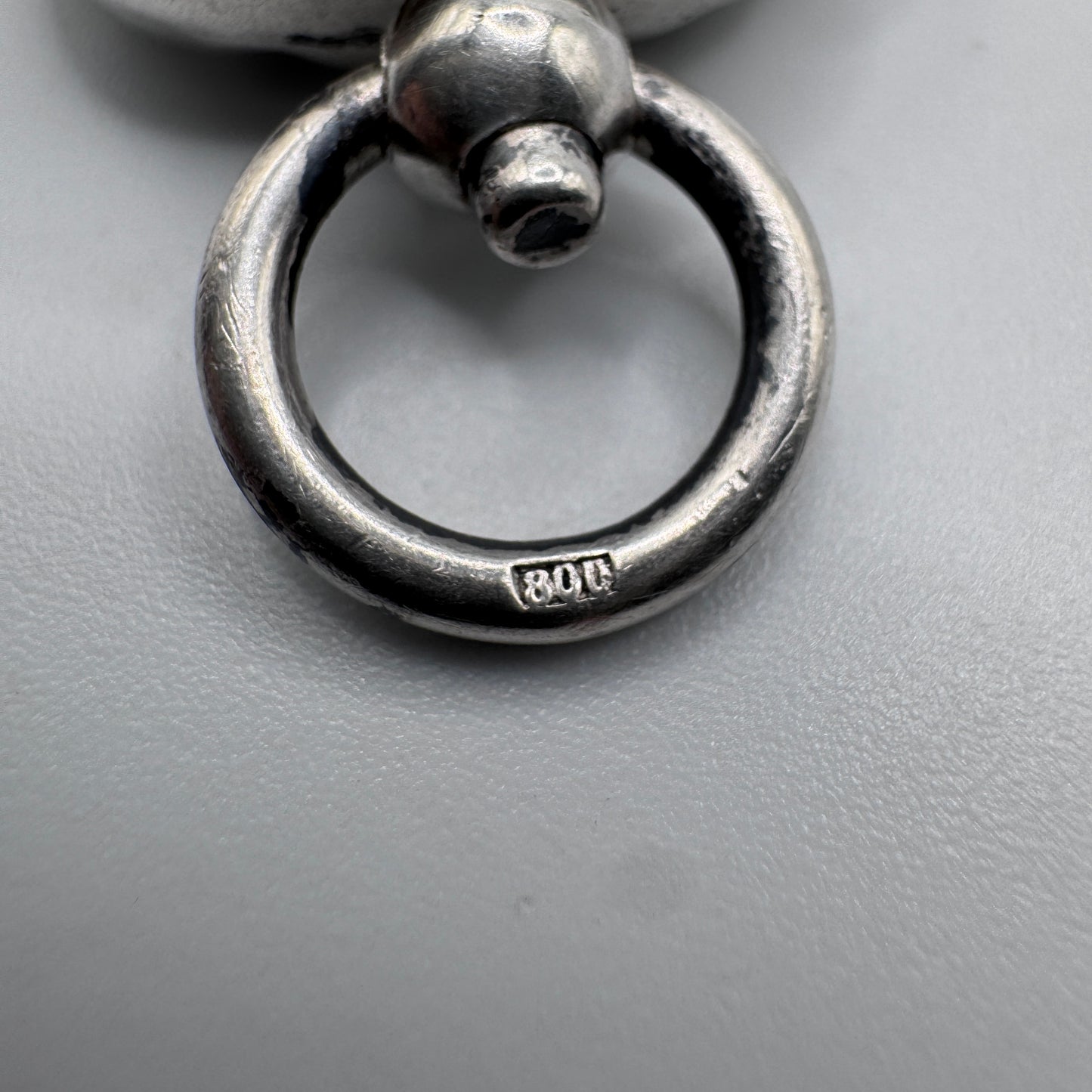 Rare Porte Louis ancien - argent massif martelé