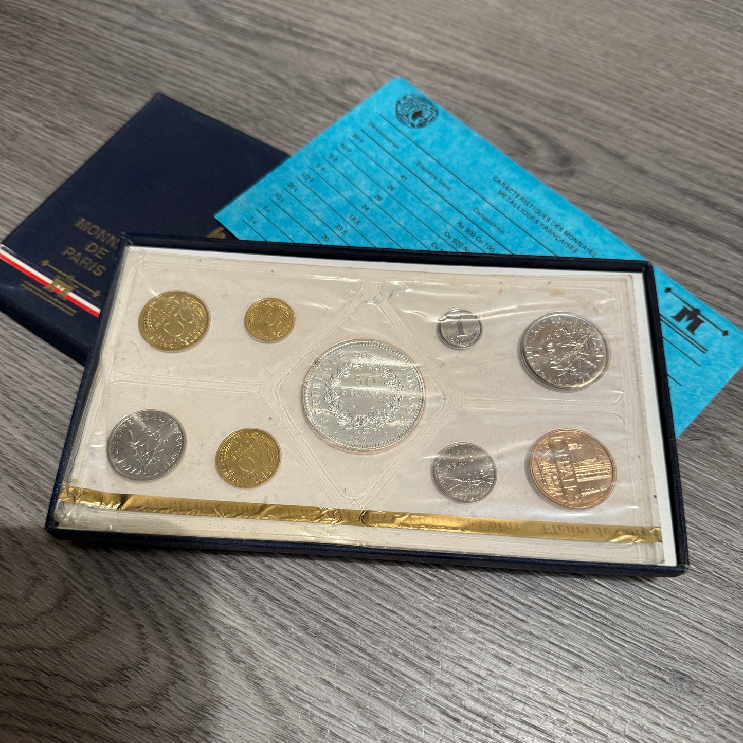 France Coffret FDC 1977 Monnaie De Paris