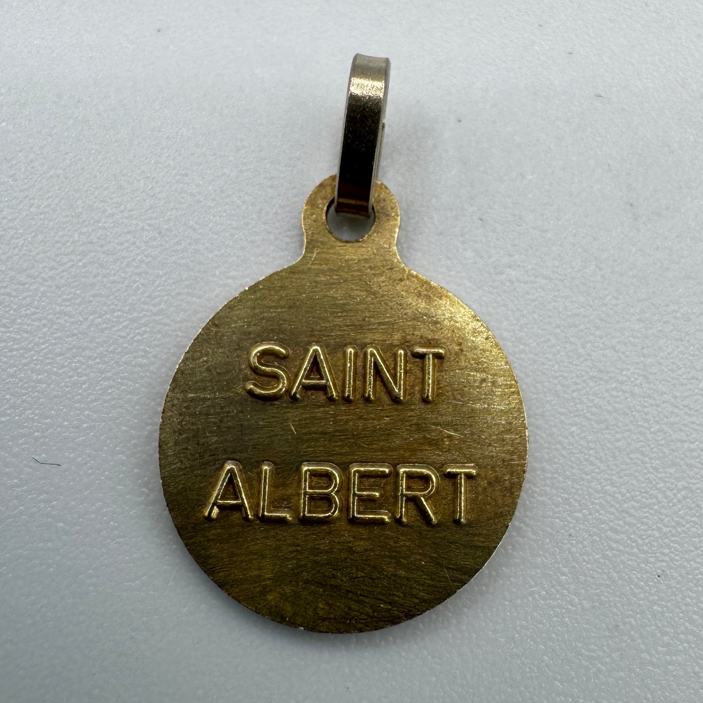 Médaille religieuse ancienne « Saint Albert »