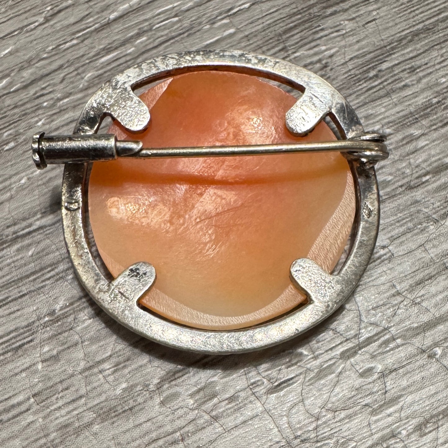 Broche ancienne Camée - argent et marcassites