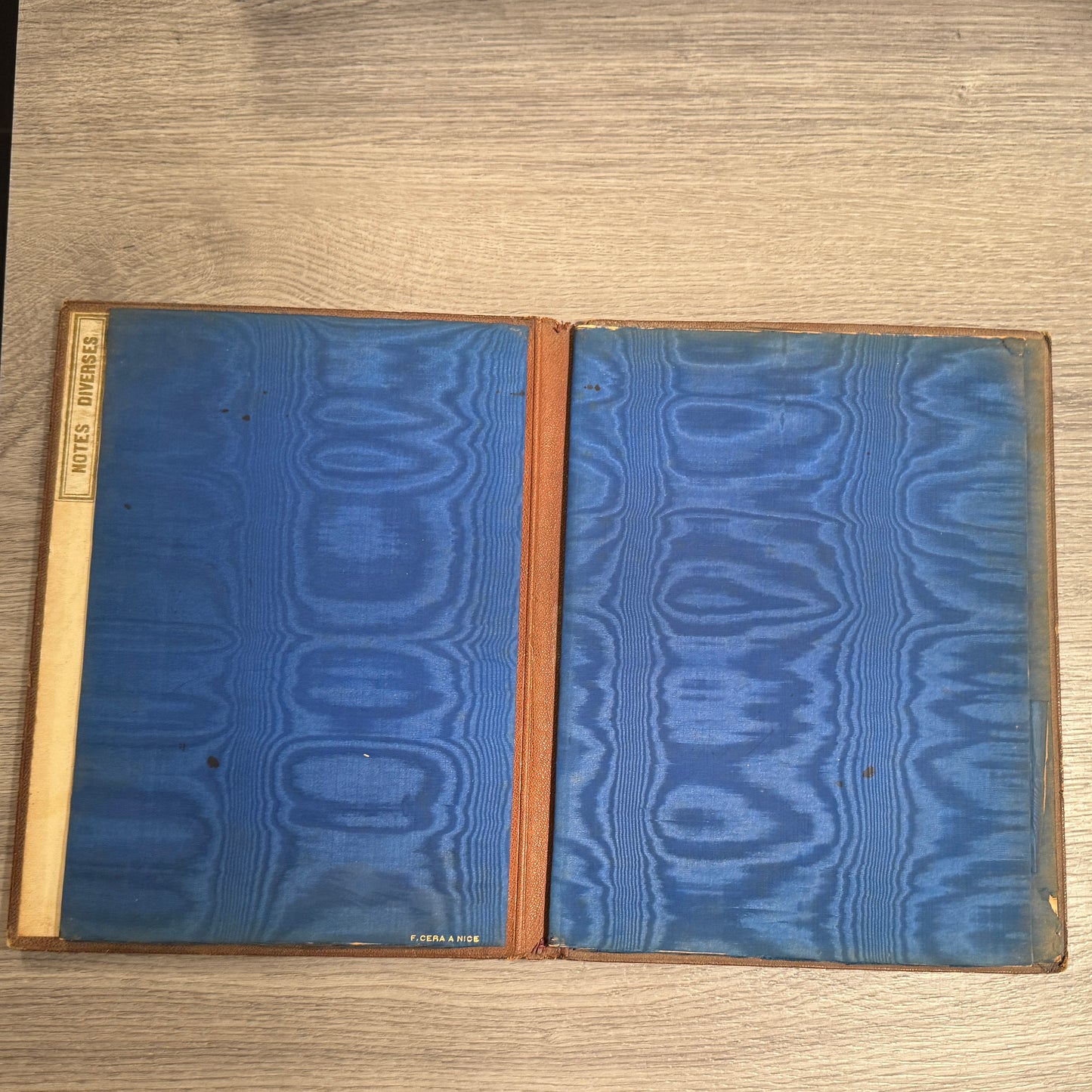 Porte documents vers 1900 - superbe marqueterie Niçoise