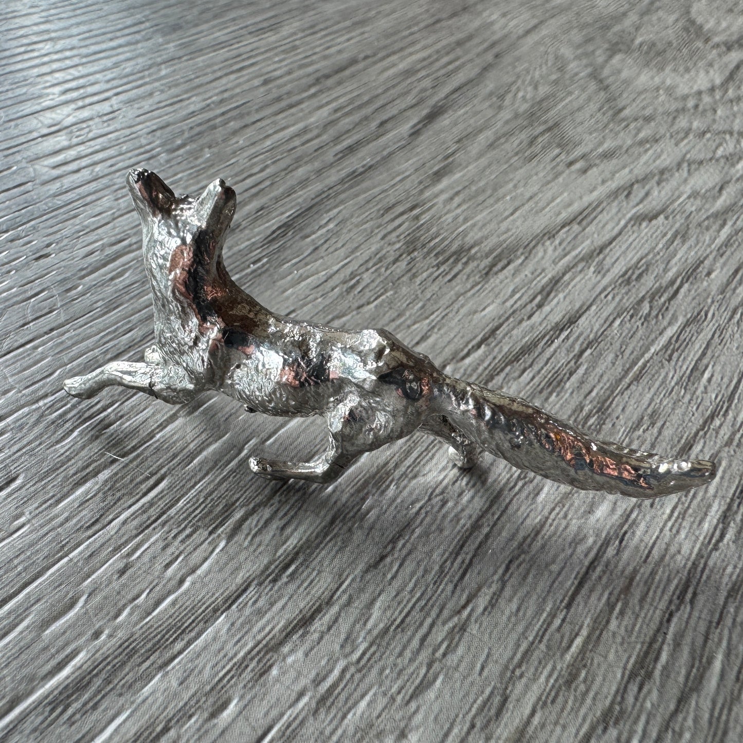 Figurine en argent massif « le renard »