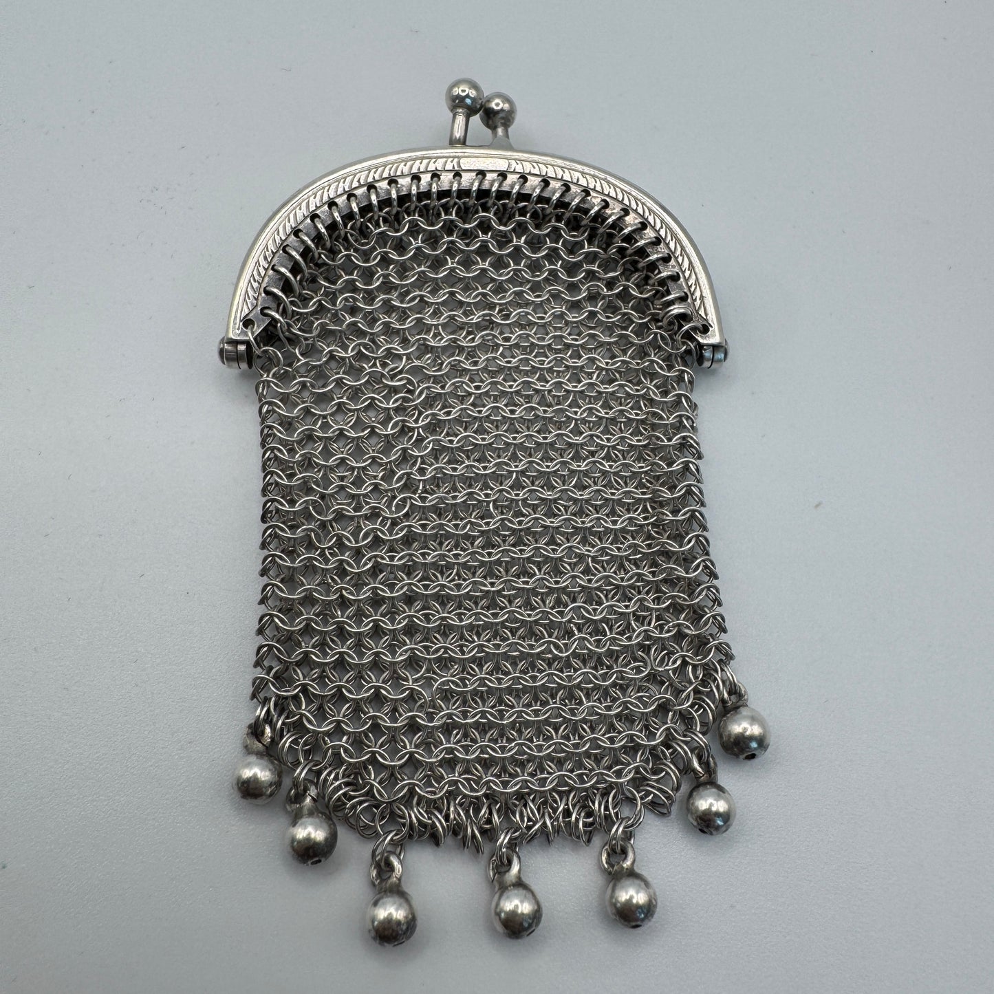 Bourse porte Louis Ancienne Art en argent