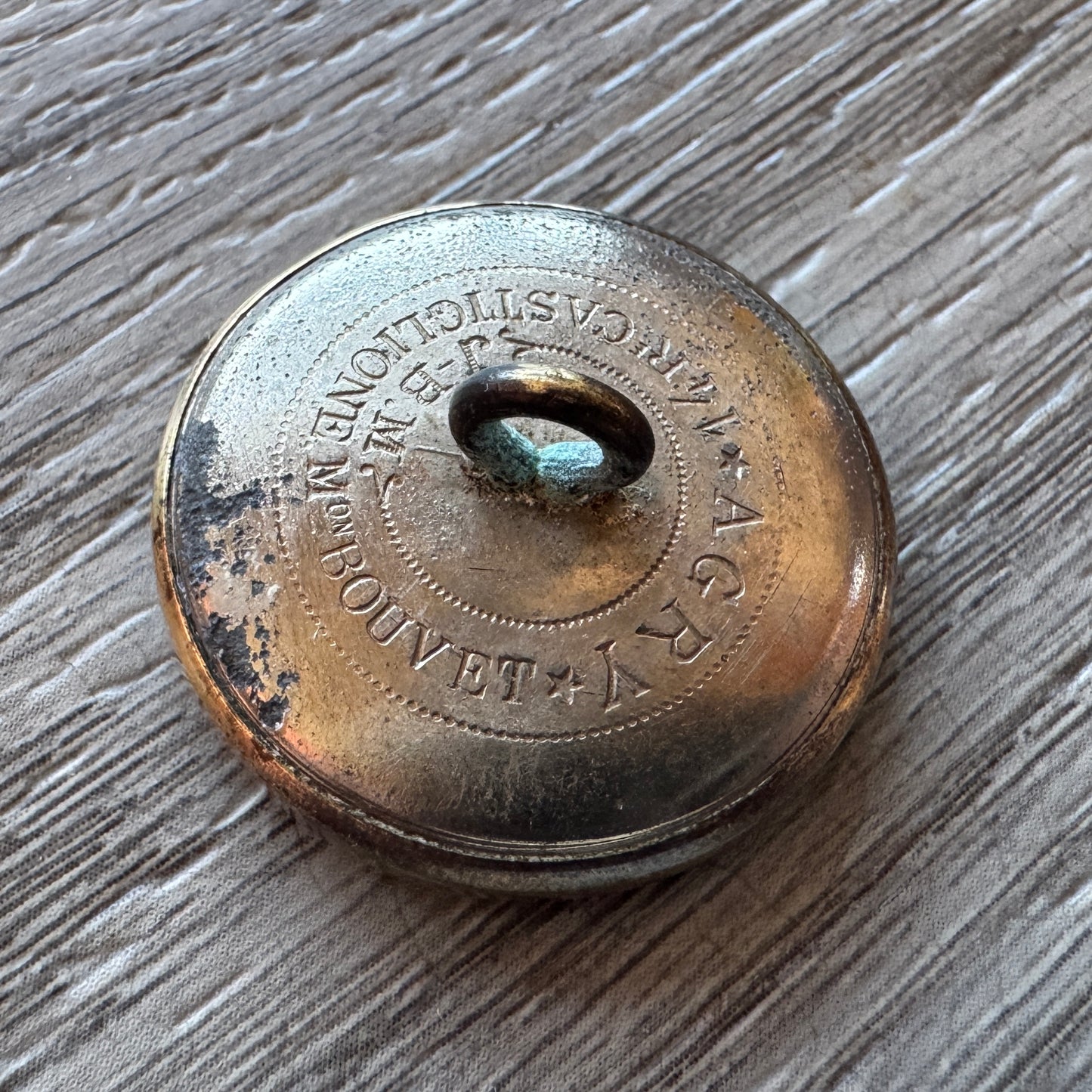 Bouton de Livrée ancien - Armoiries comtales