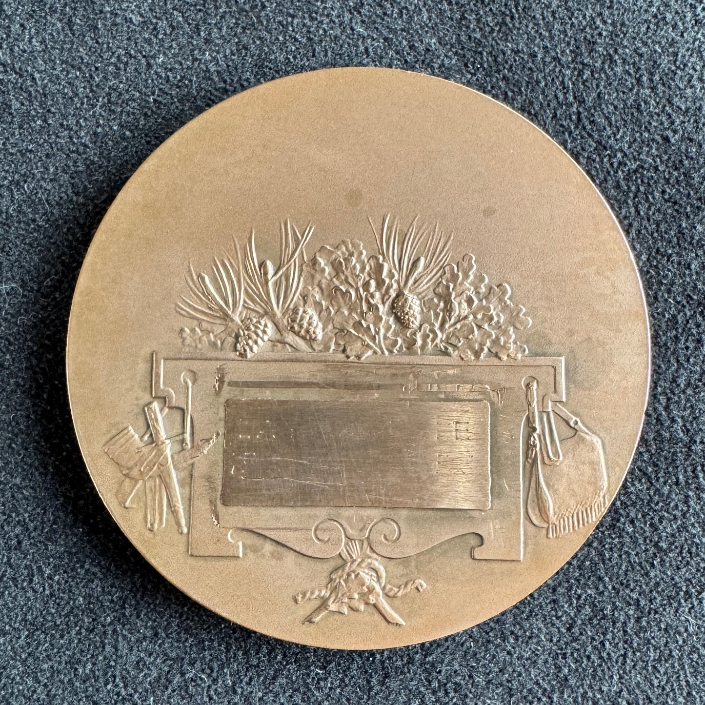 Medaille ancienne en bronze « concours canin »