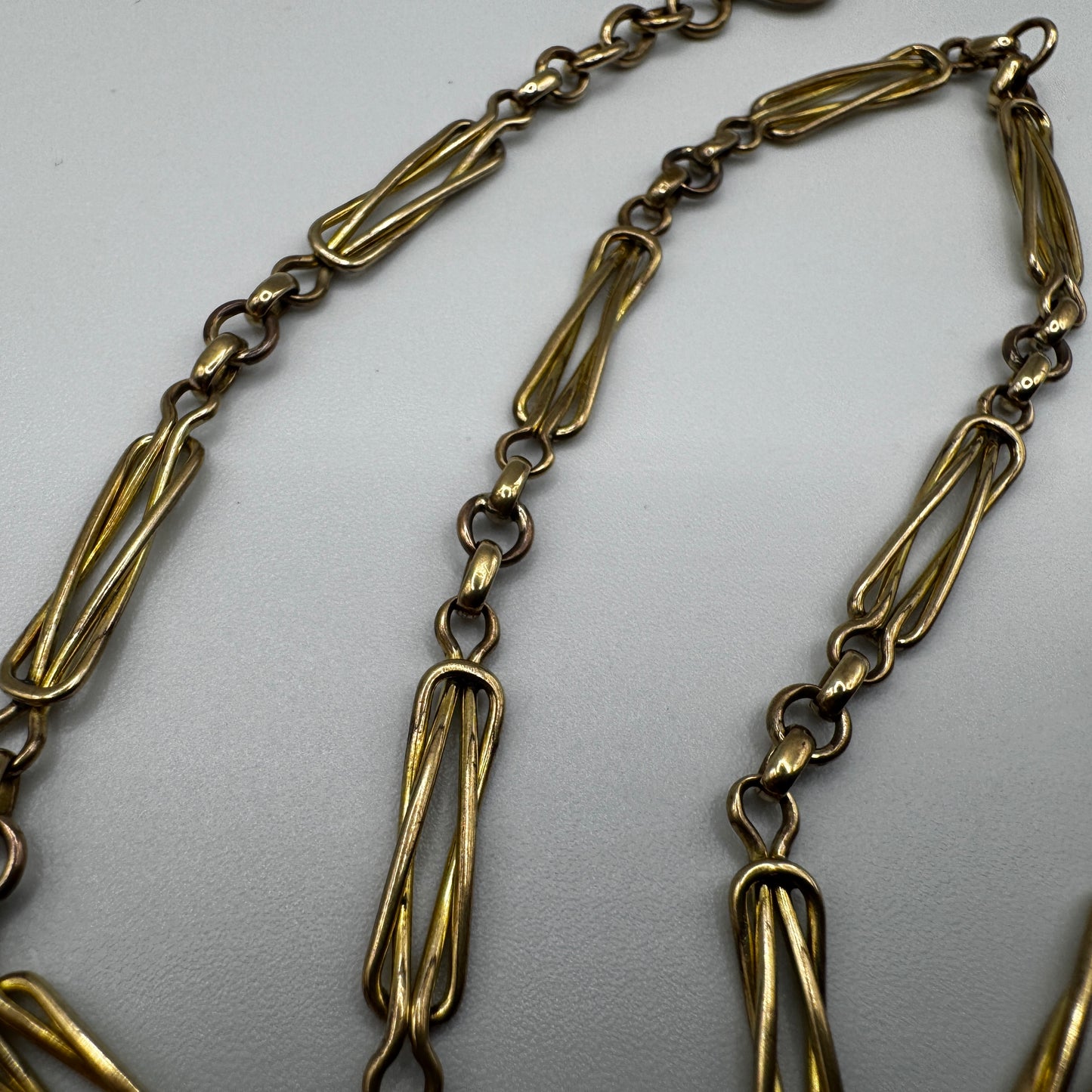 Chaine de montre à gousset ancienne - plaqué or